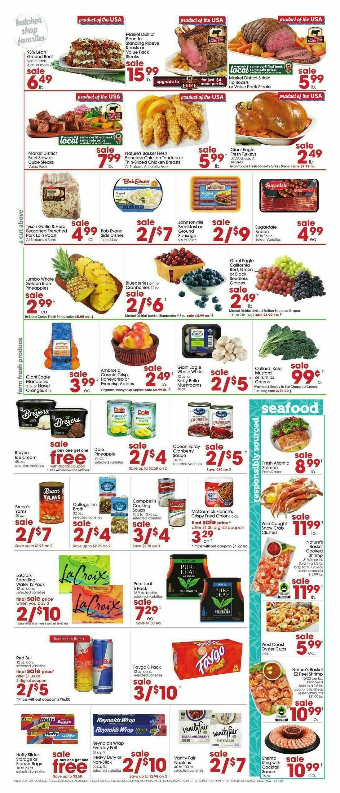 Giant Eagle Weekly Ad from November 20