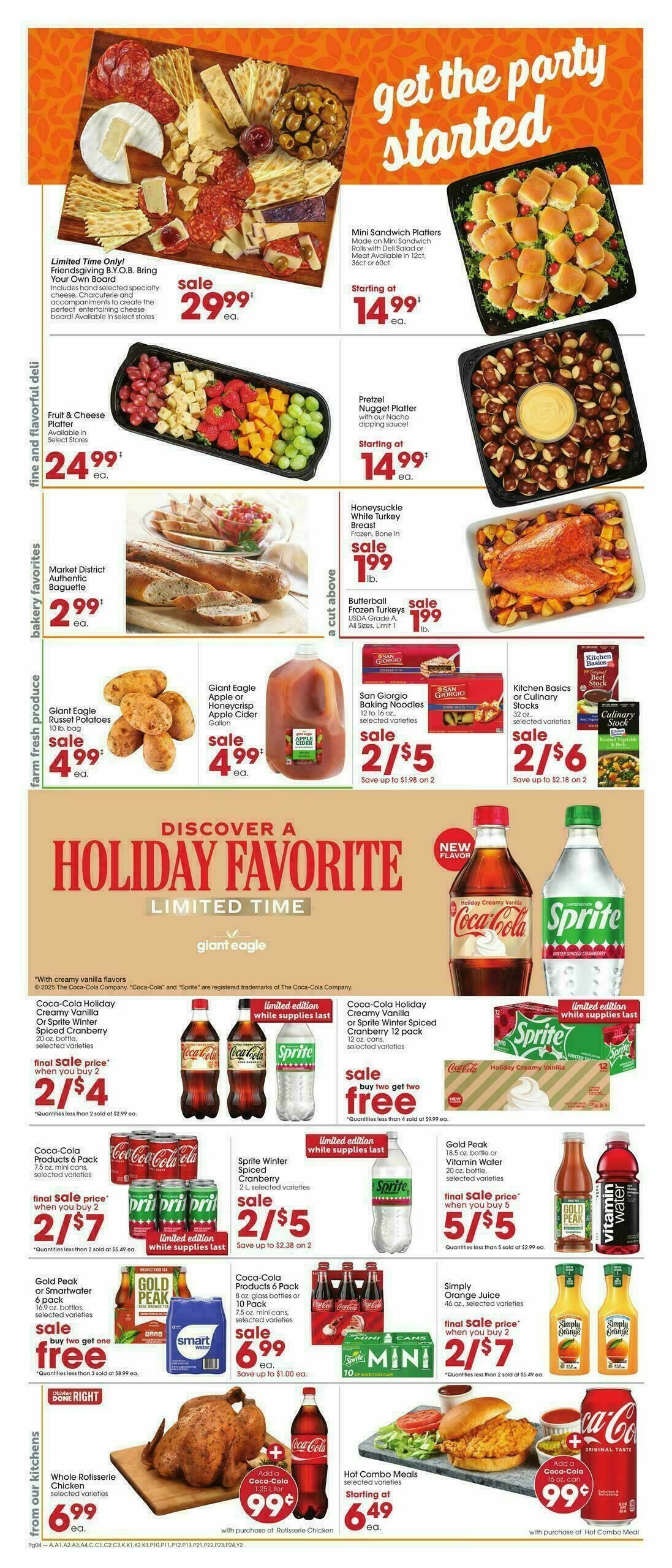 Giant Eagle Weekly Ad from November 20