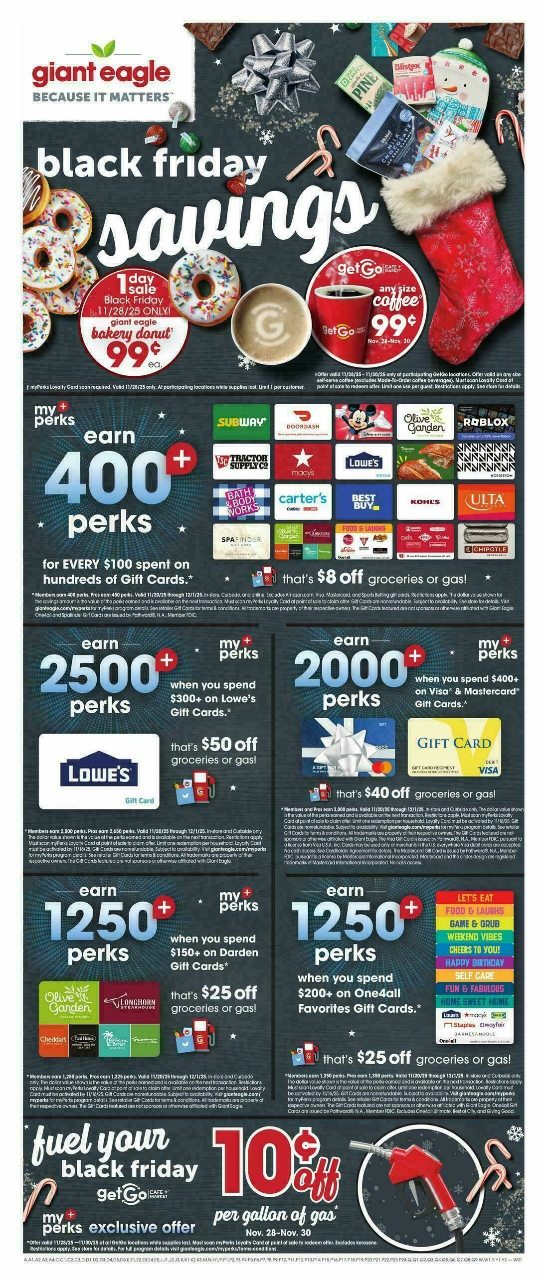 Giant Eagle Weekly Ad from November 28