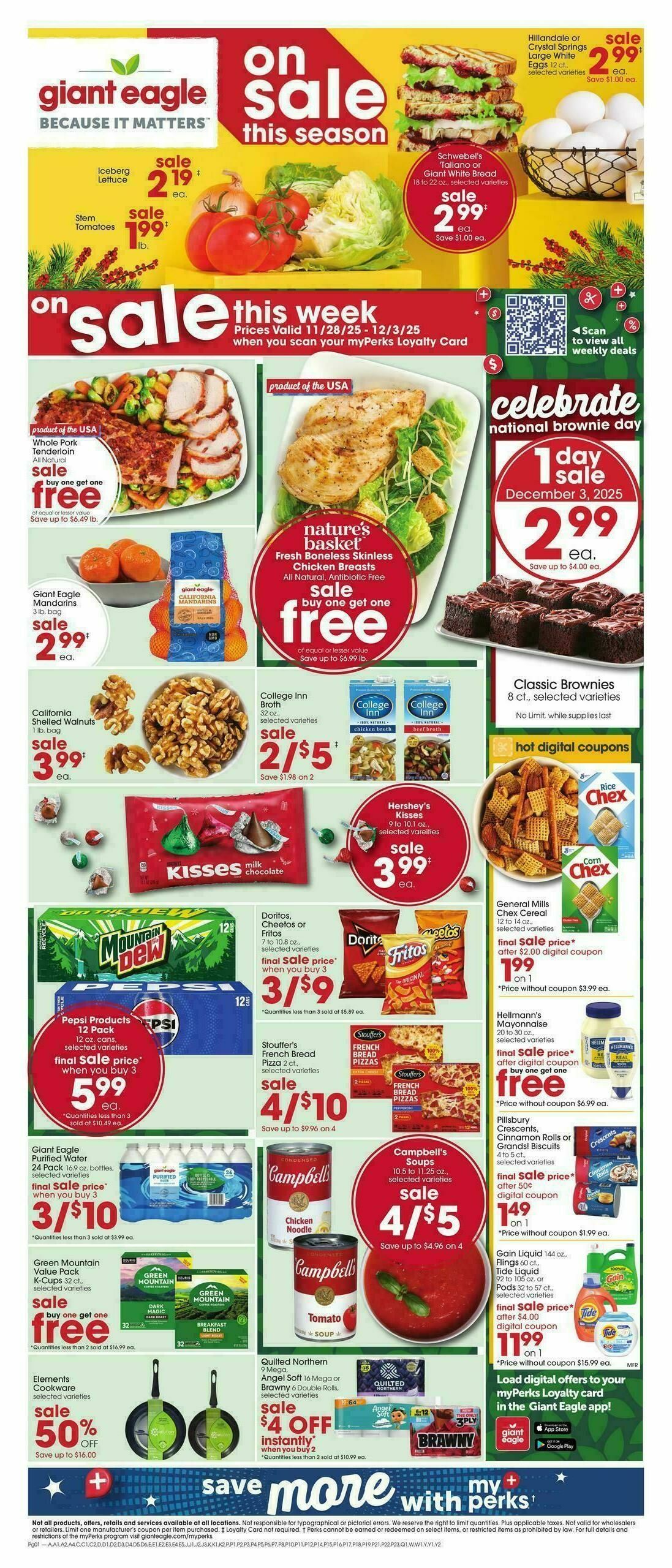 Giant Eagle Weekly Ad from November 28