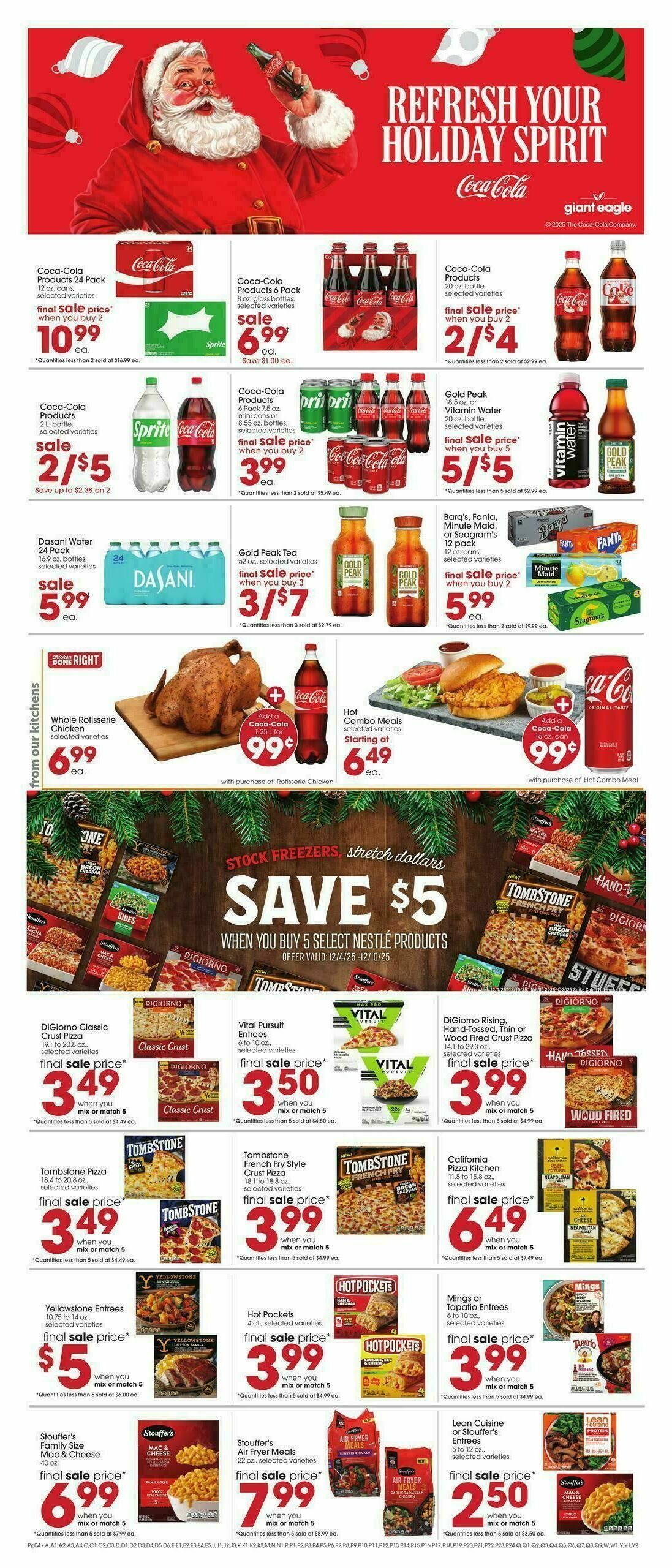 Giant Eagle Weekly Ad from December 4