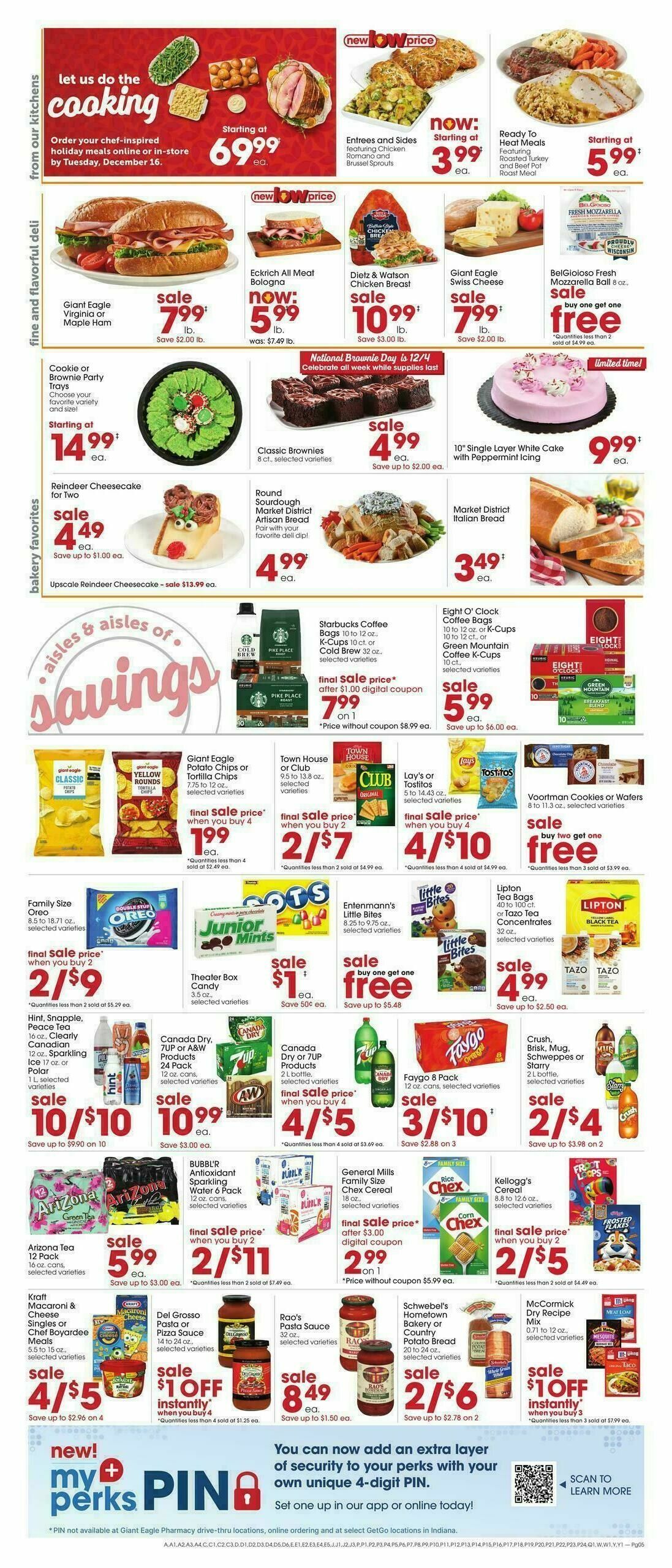 Giant Eagle Weekly Ad from December 4