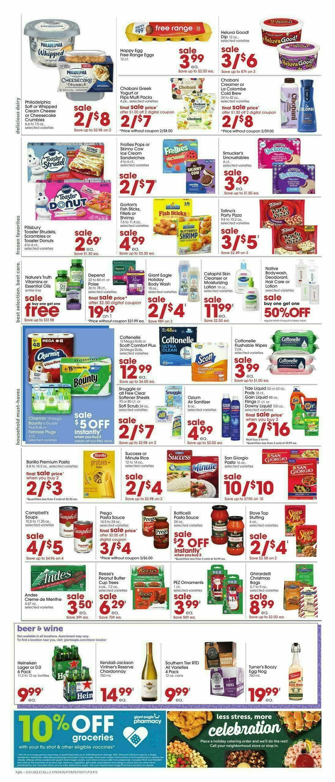 Giant Eagle Weekly Ad from December 4