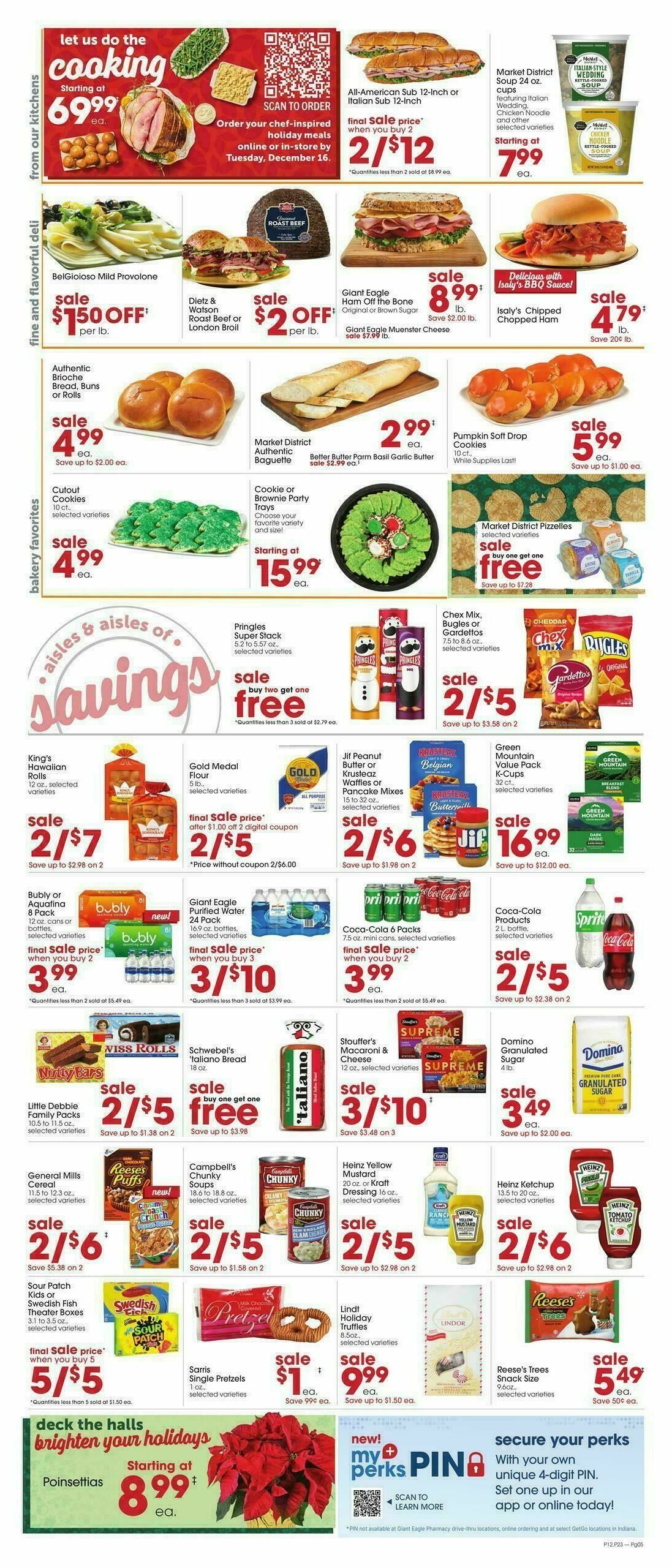 Giant Eagle Weekly Ad from December 11