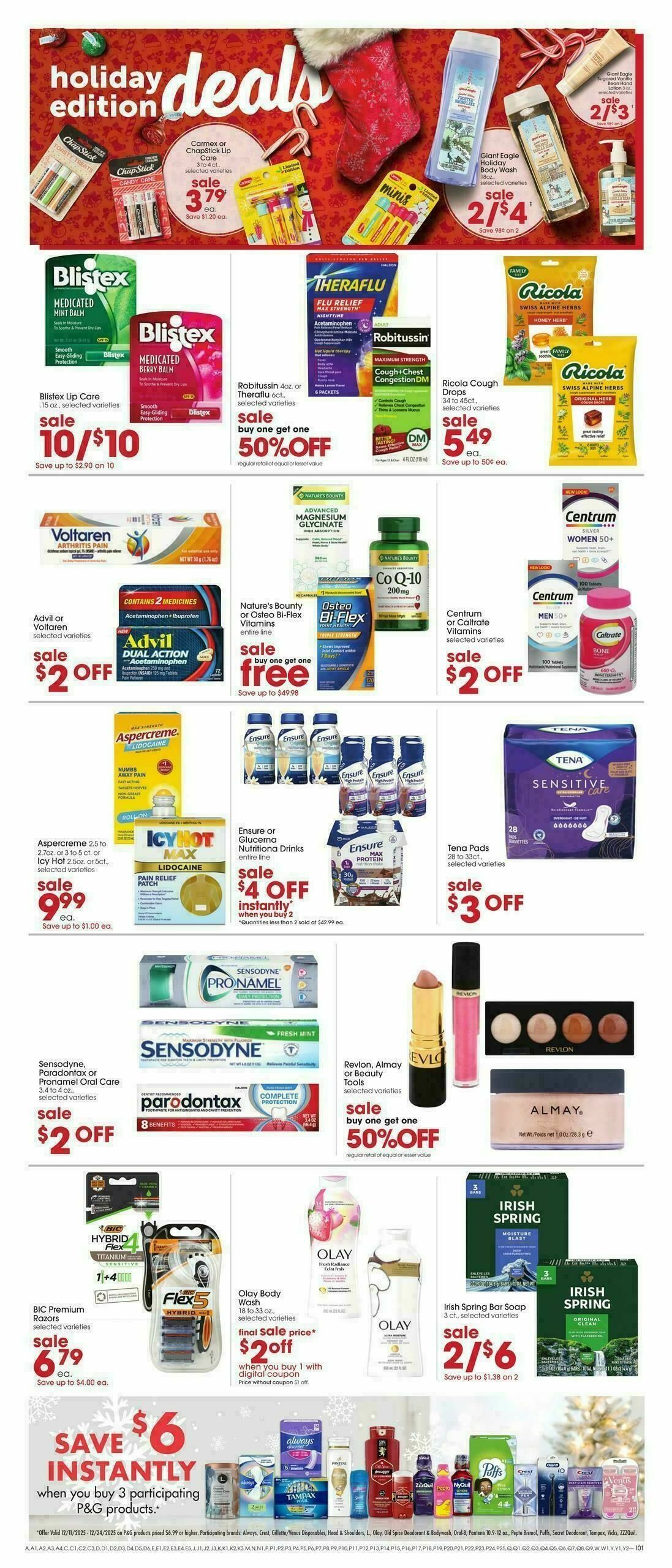 Giant Eagle Weekly Ad from December 11