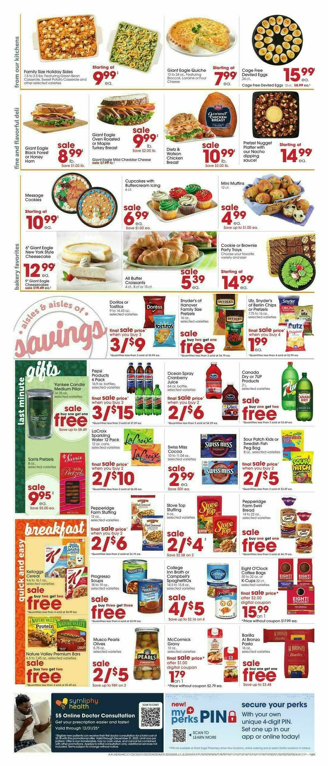 Giant Eagle Weekly Ad from December 18