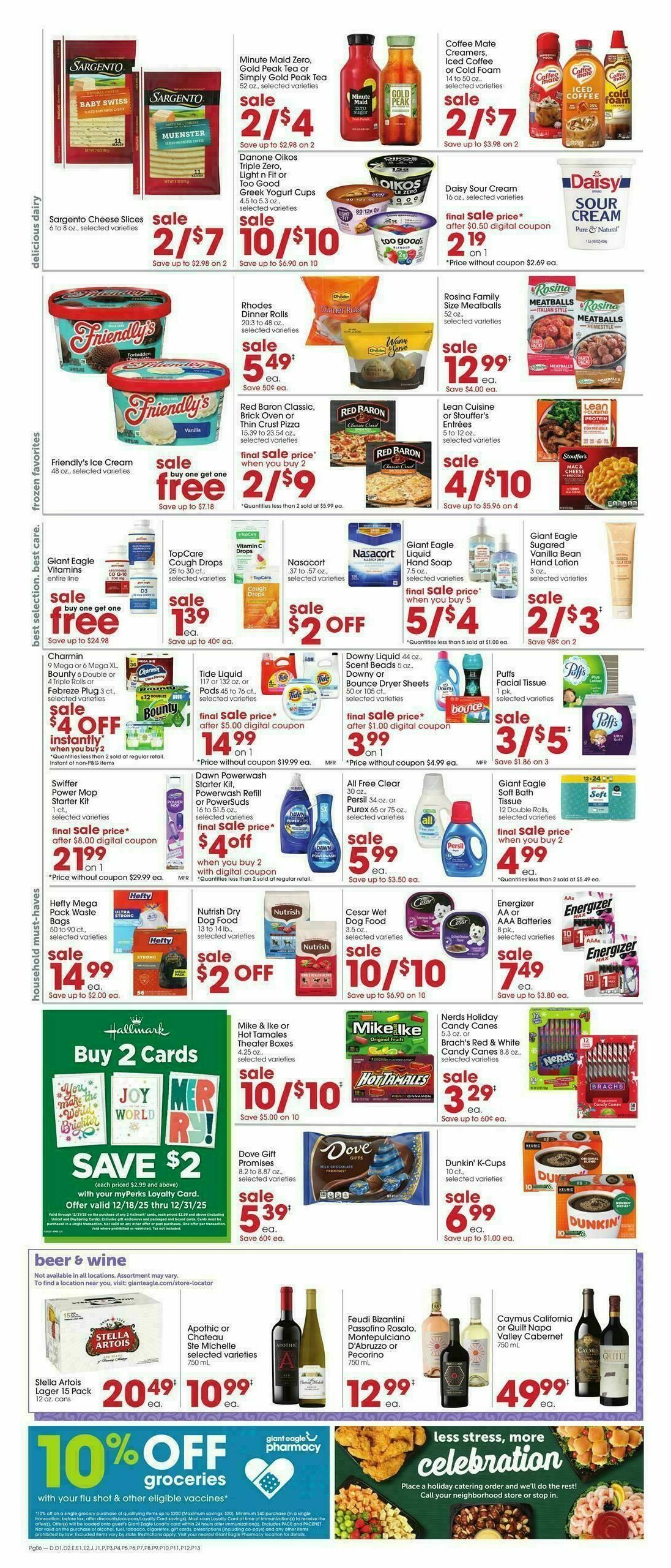 Giant Eagle Weekly Ad from December 18