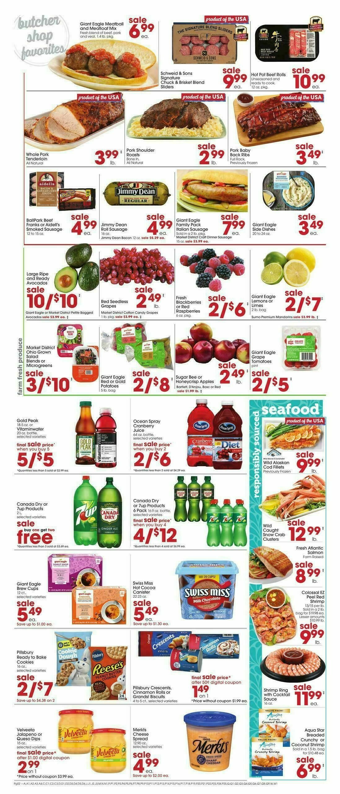 Giant Eagle Weekly Ad from December 25