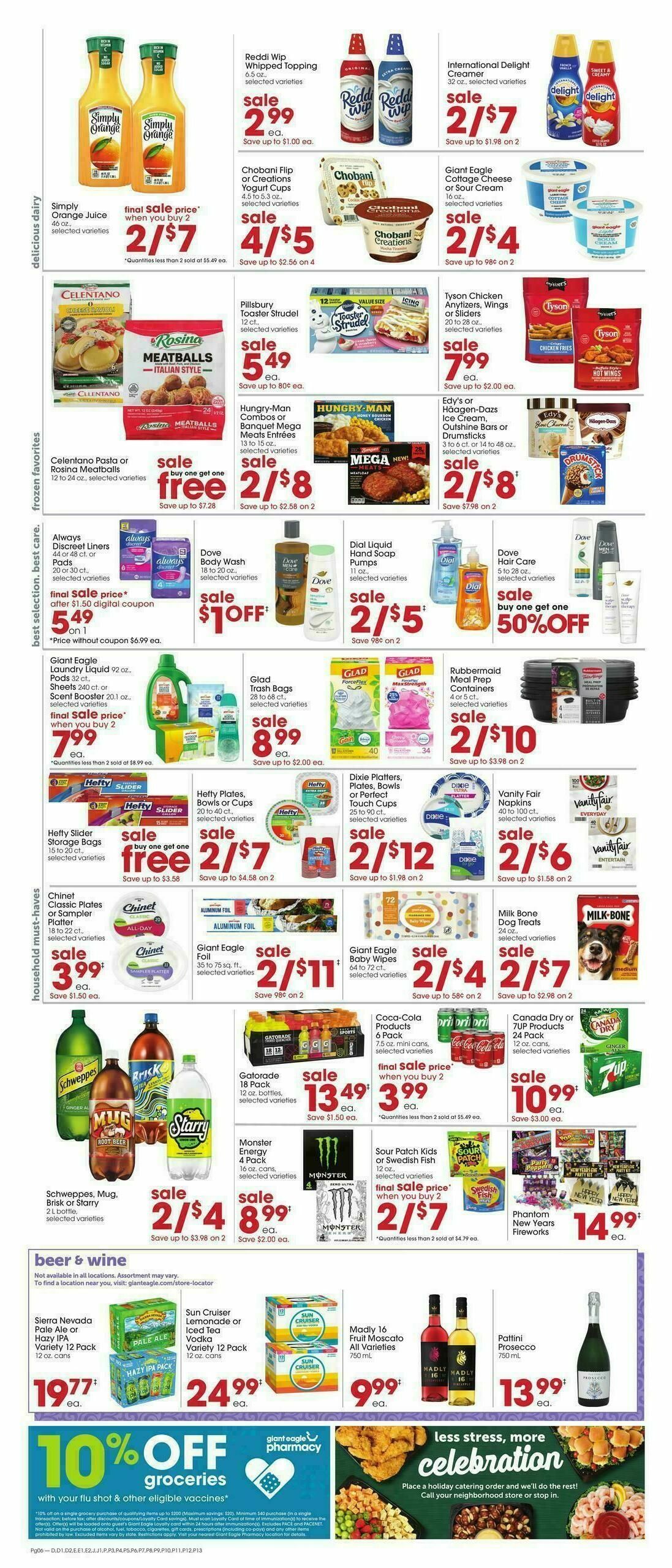 Giant Eagle Weekly Ad from December 25