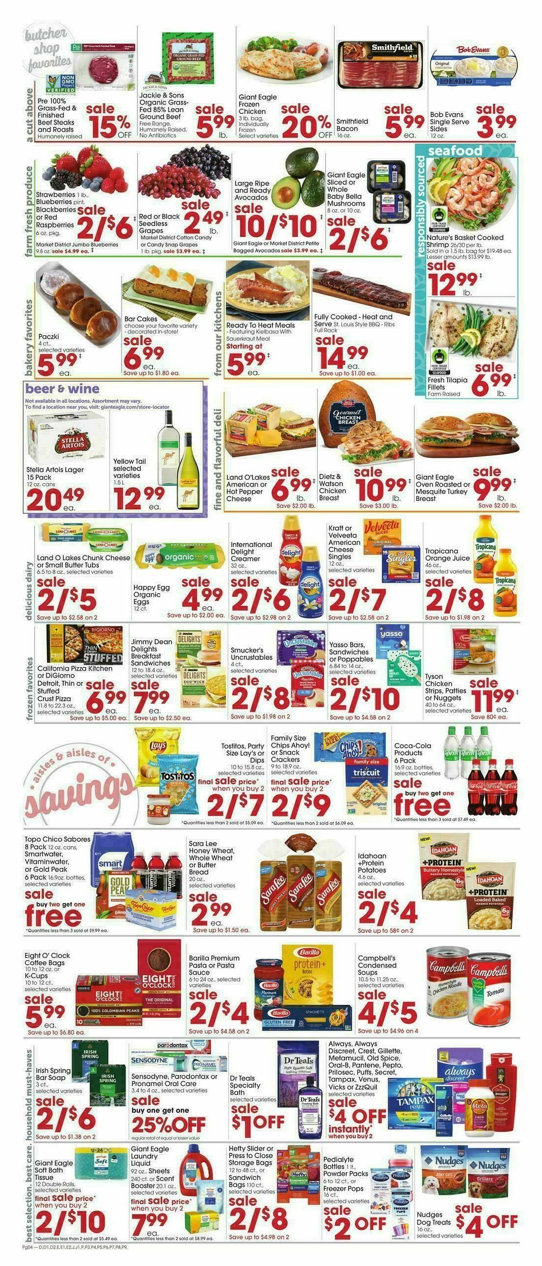 Giant Eagle Weekly Ad from January 1