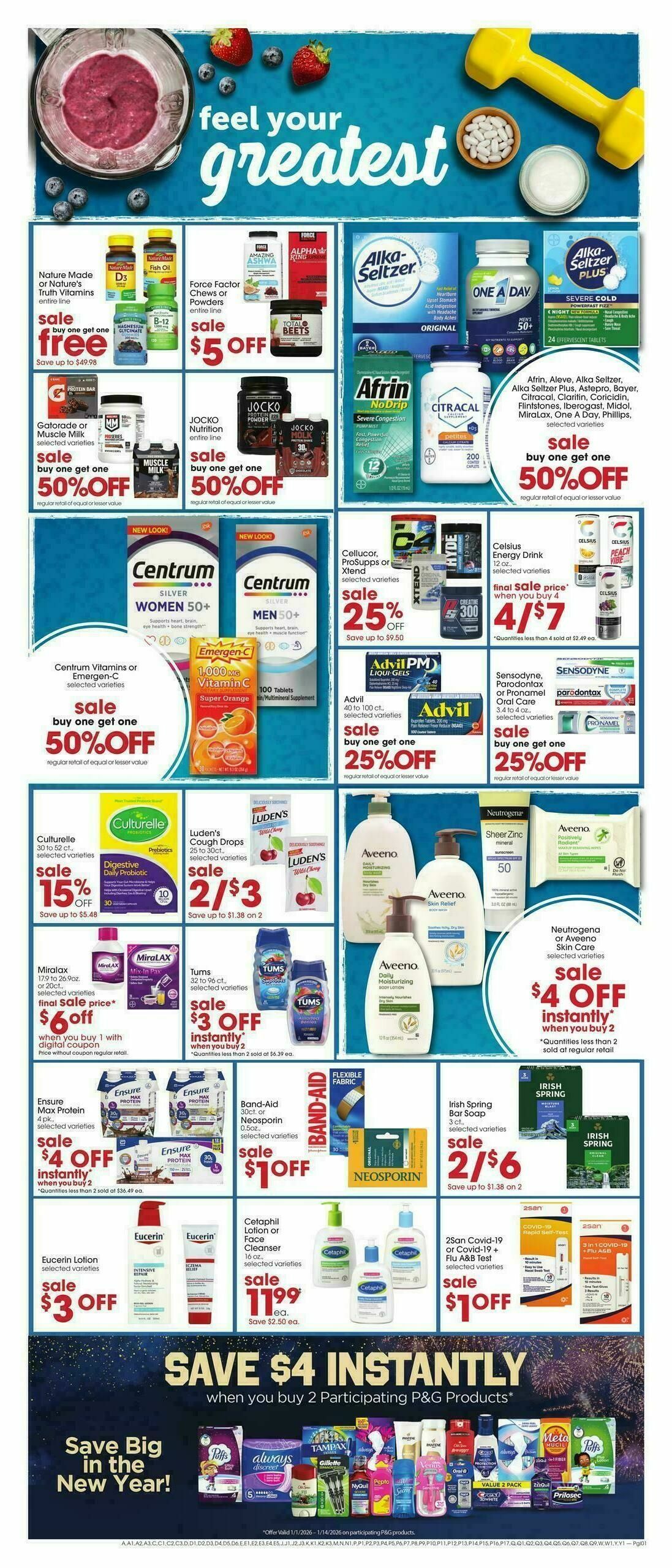 Giant Eagle Weekly Ad from January 1