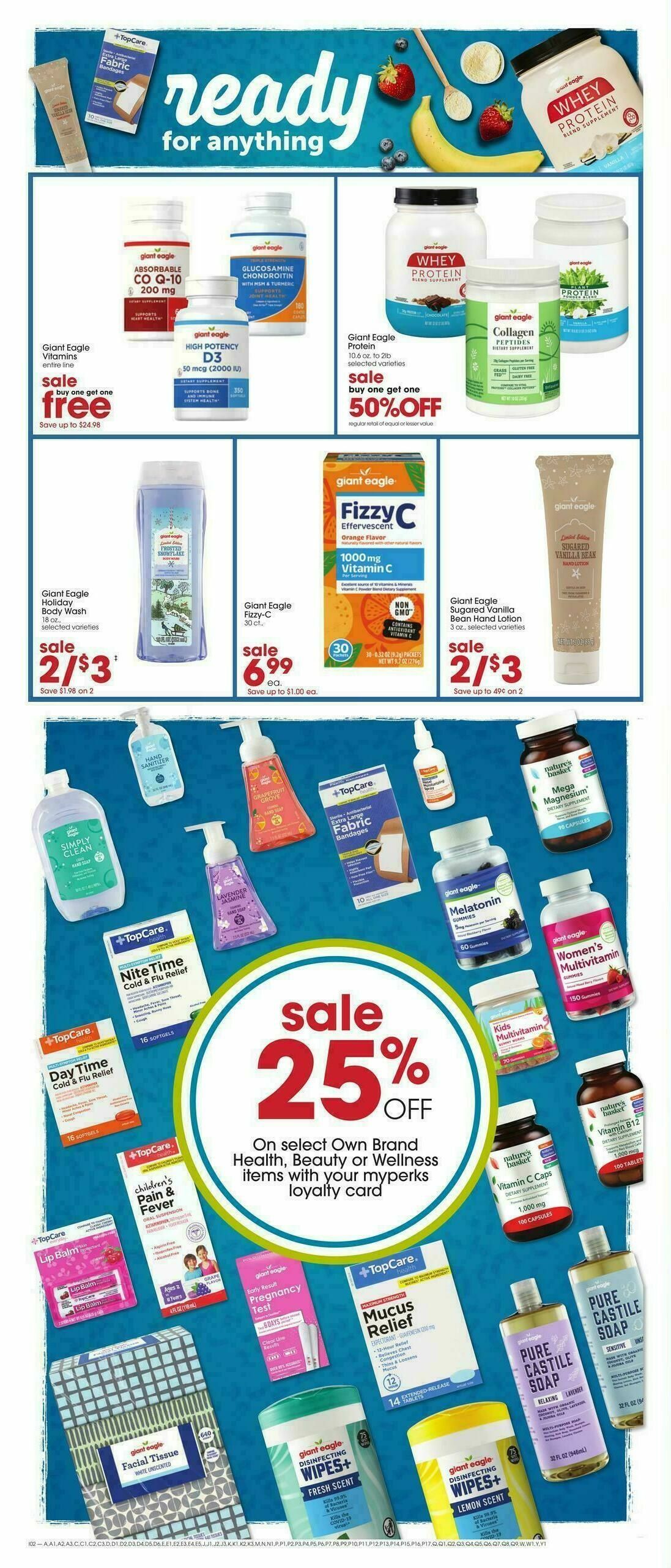 Giant Eagle Weekly Ad from January 1
