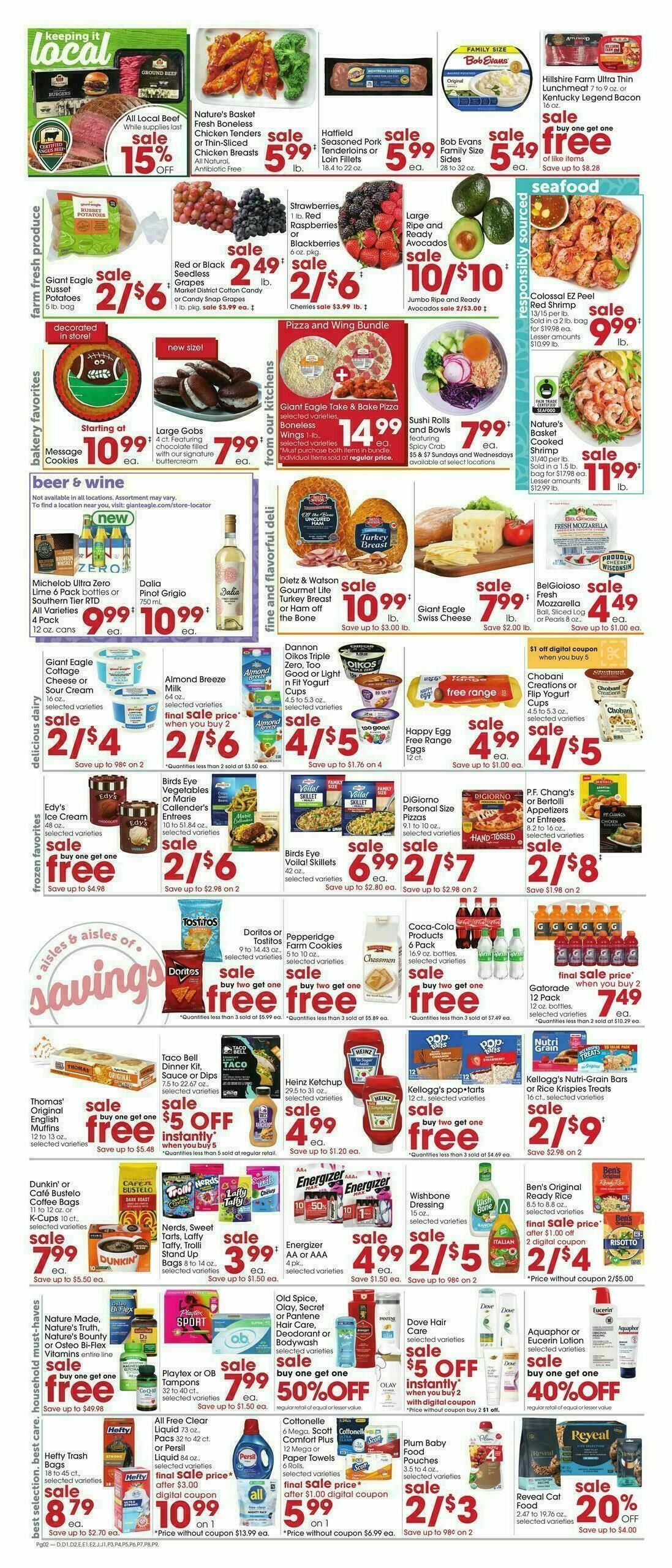 Giant Eagle Weekly Ad from January 15