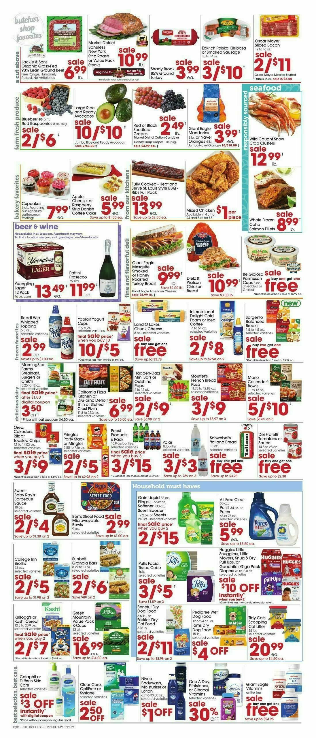 Giant Eagle Weekly Ad from January 22