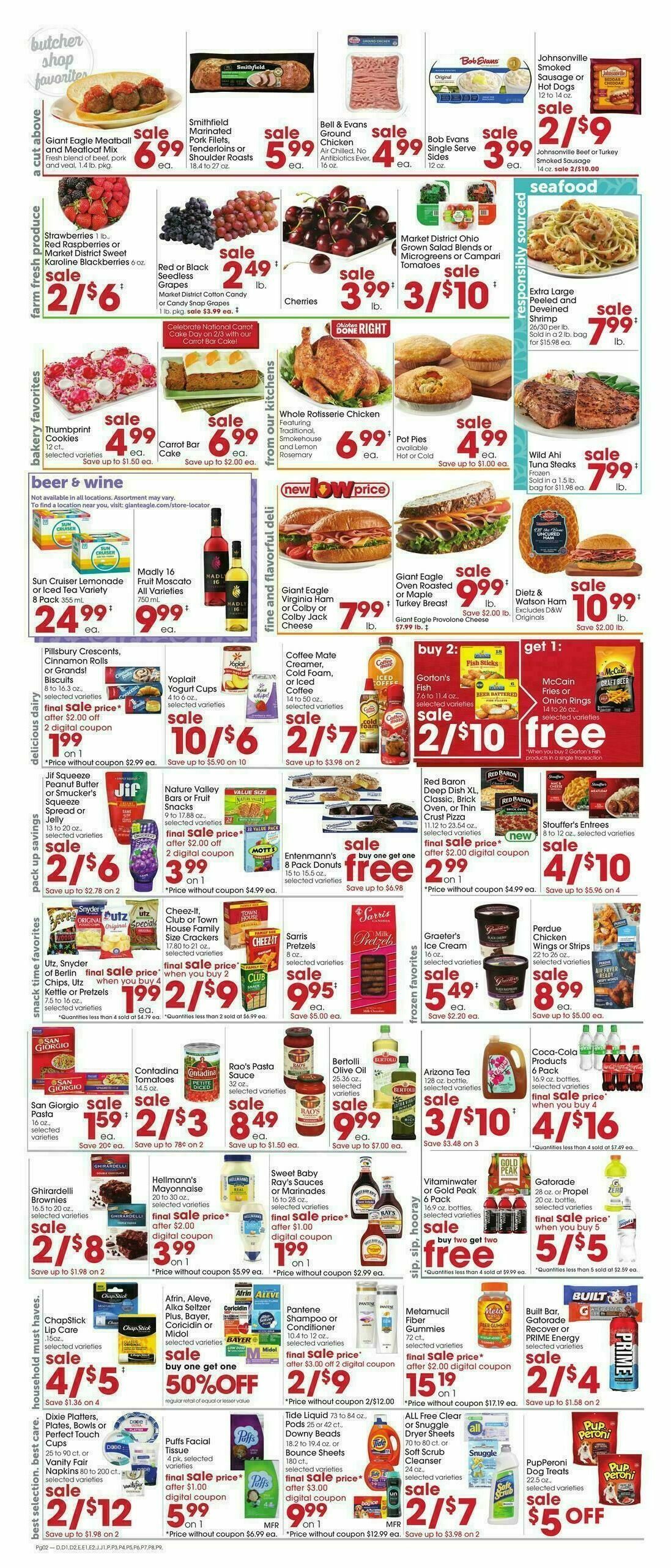 Giant Eagle Weekly Ad from January 29