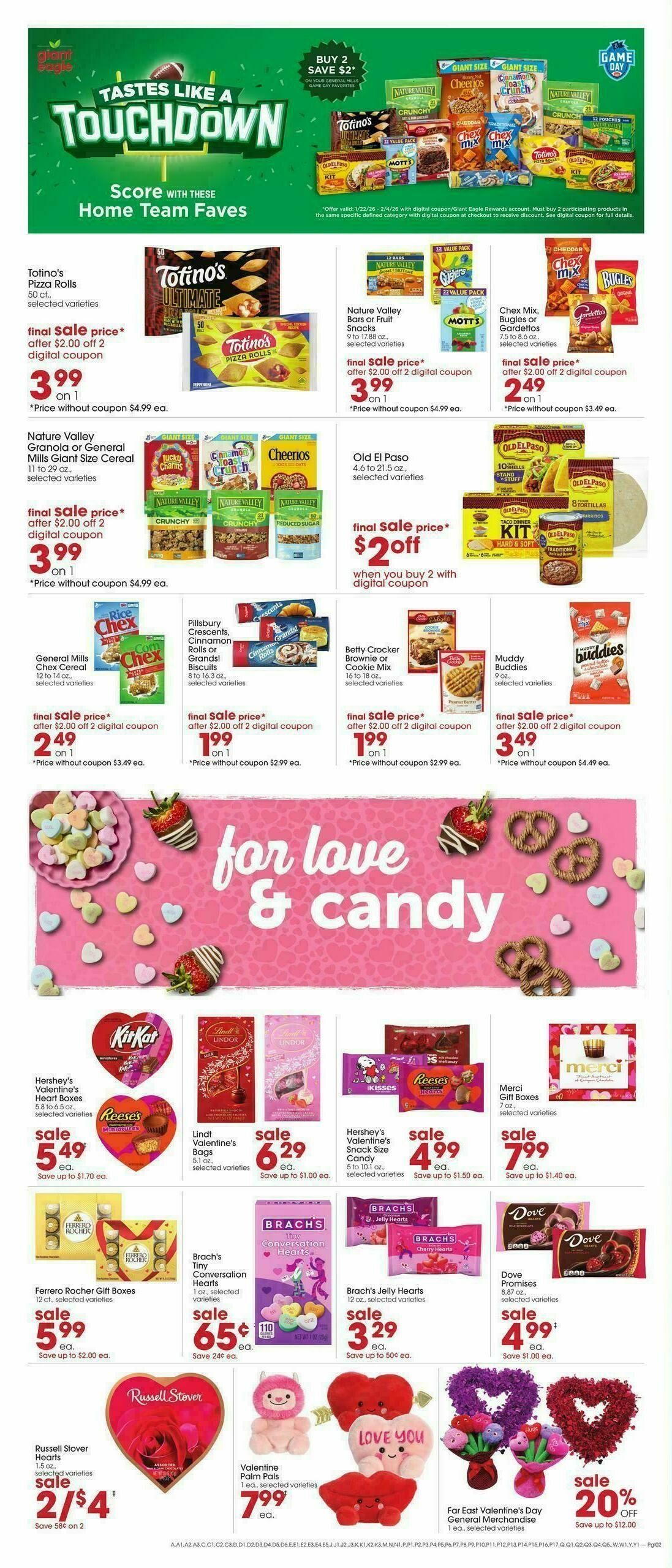 Giant Eagle Weekly Ad from January 29