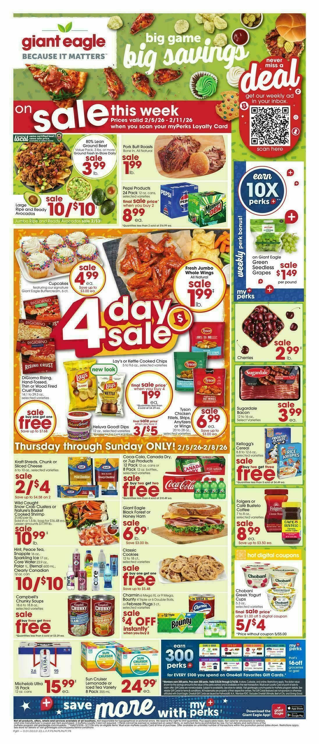 Giant Eagle Weekly Ad from February 5