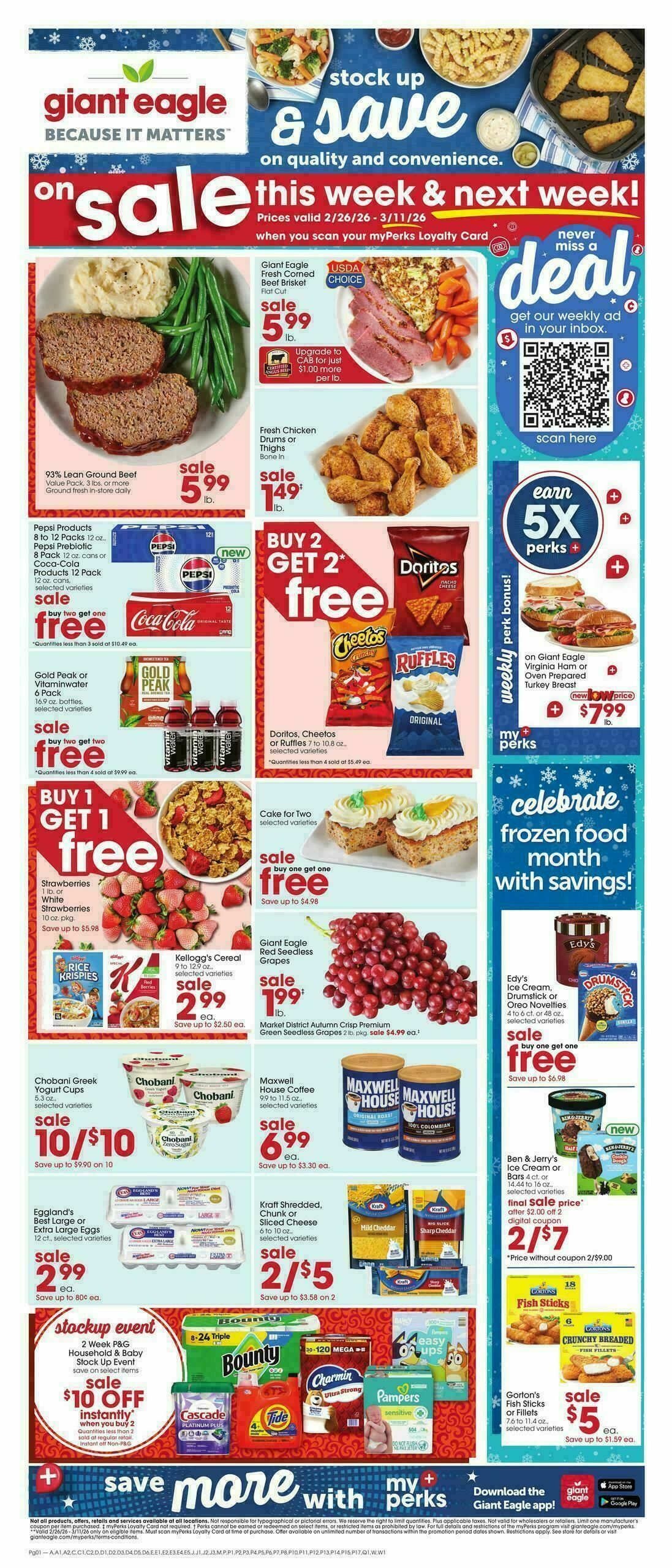 Giant Eagle Weekly Ad from February 26