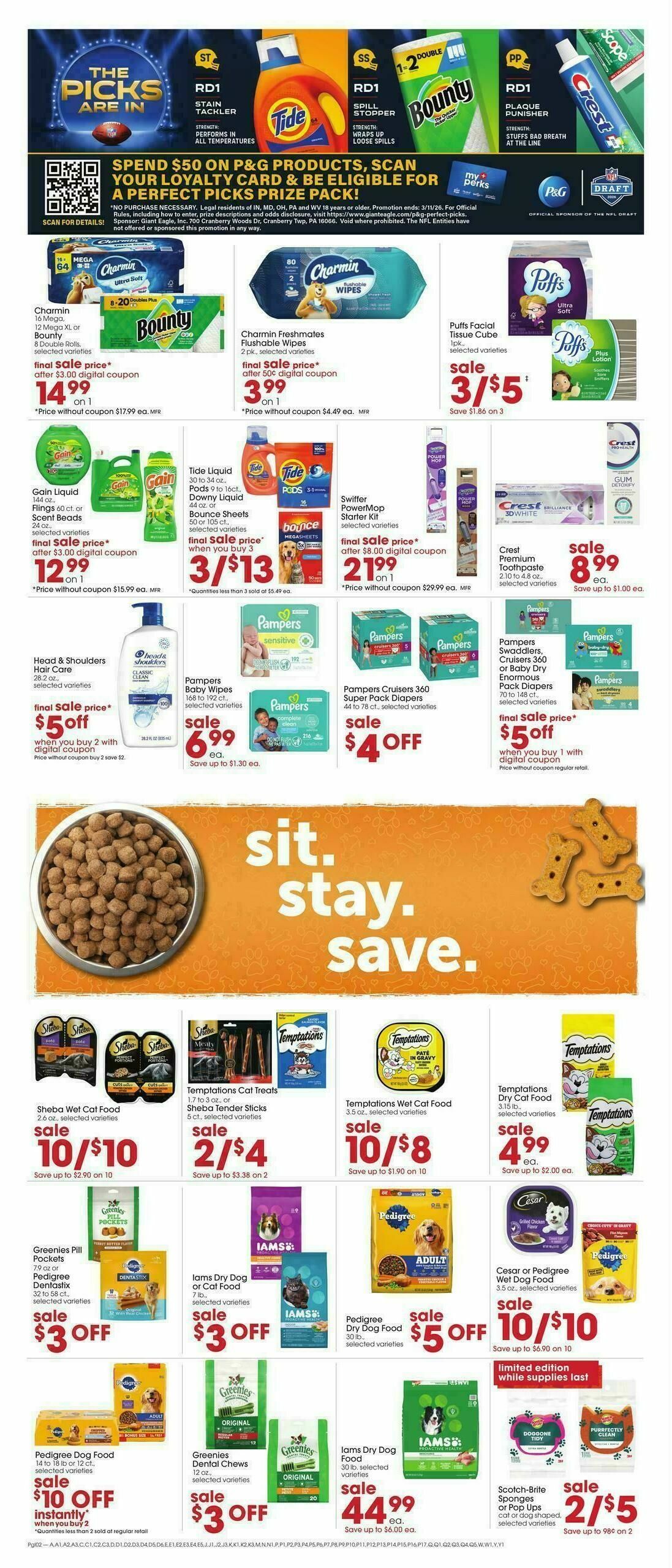 Giant Eagle Weekly Ad from February 26