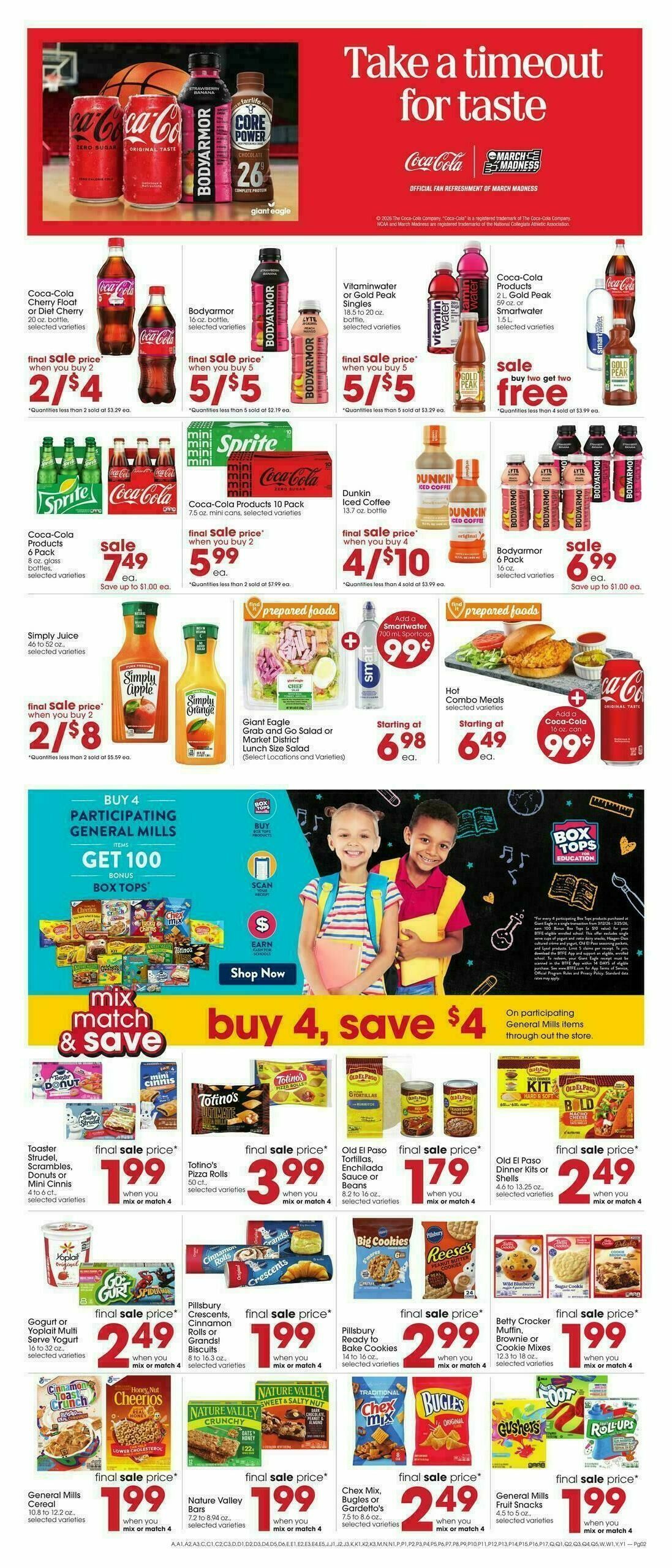 Giant Eagle Weekly Ad from March 12