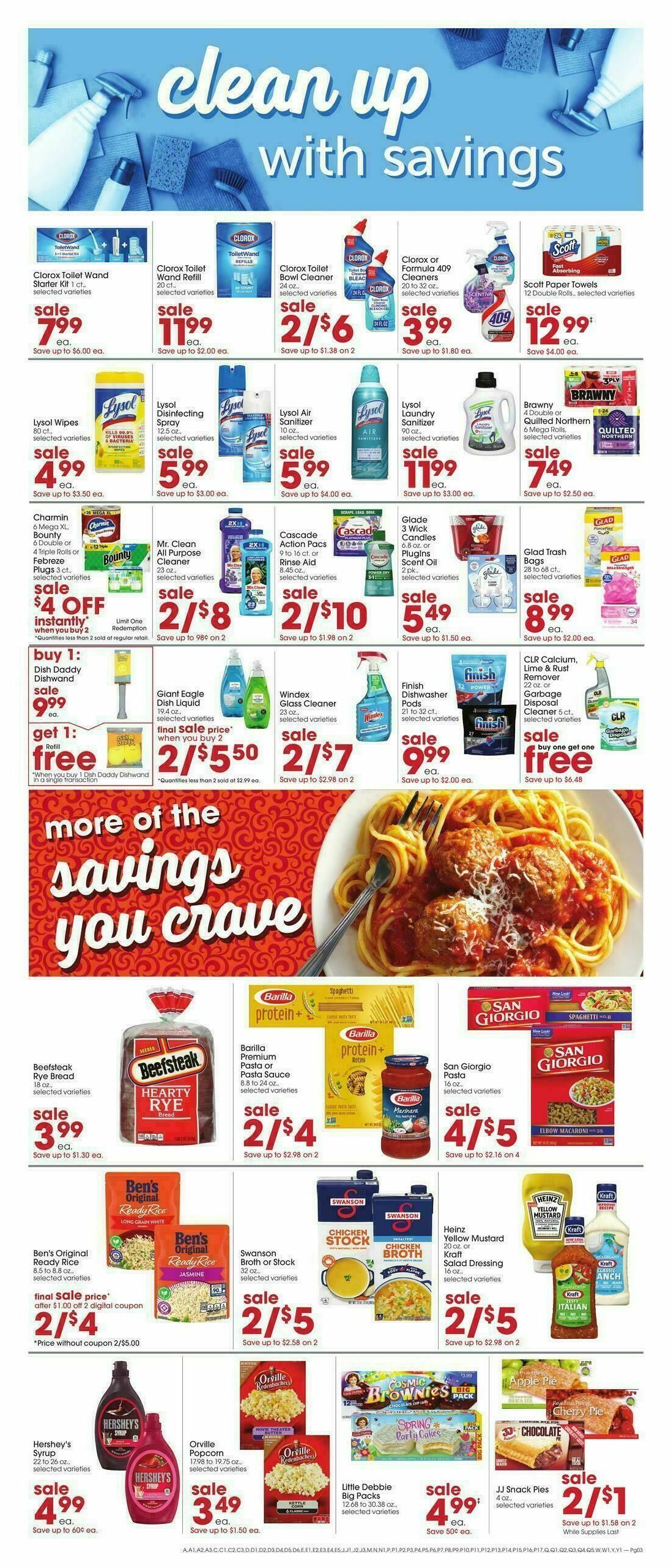 Giant Eagle Weekly Ad from March 12