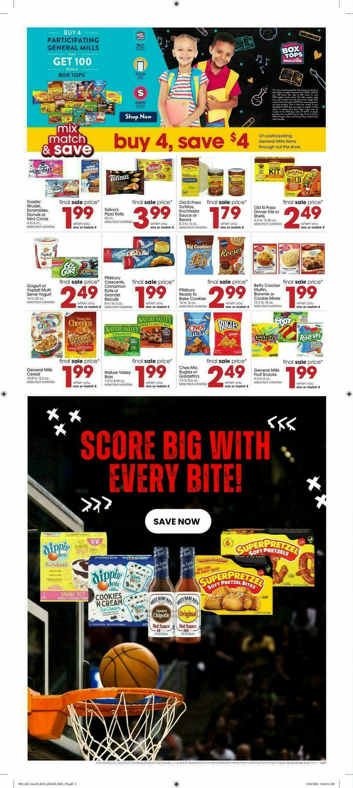 Giant Eagle Weekly Ad from March 19
