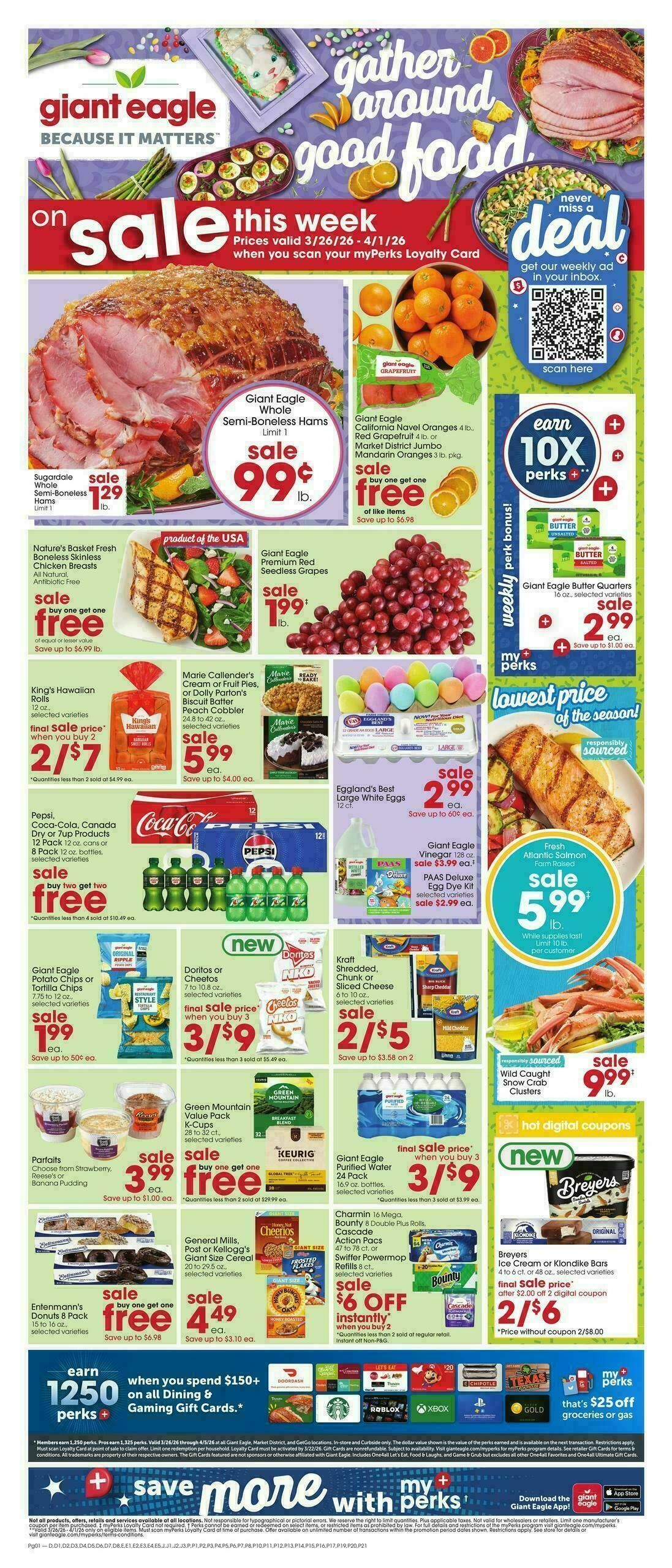 Giant Eagle Weekly Ad from March 26