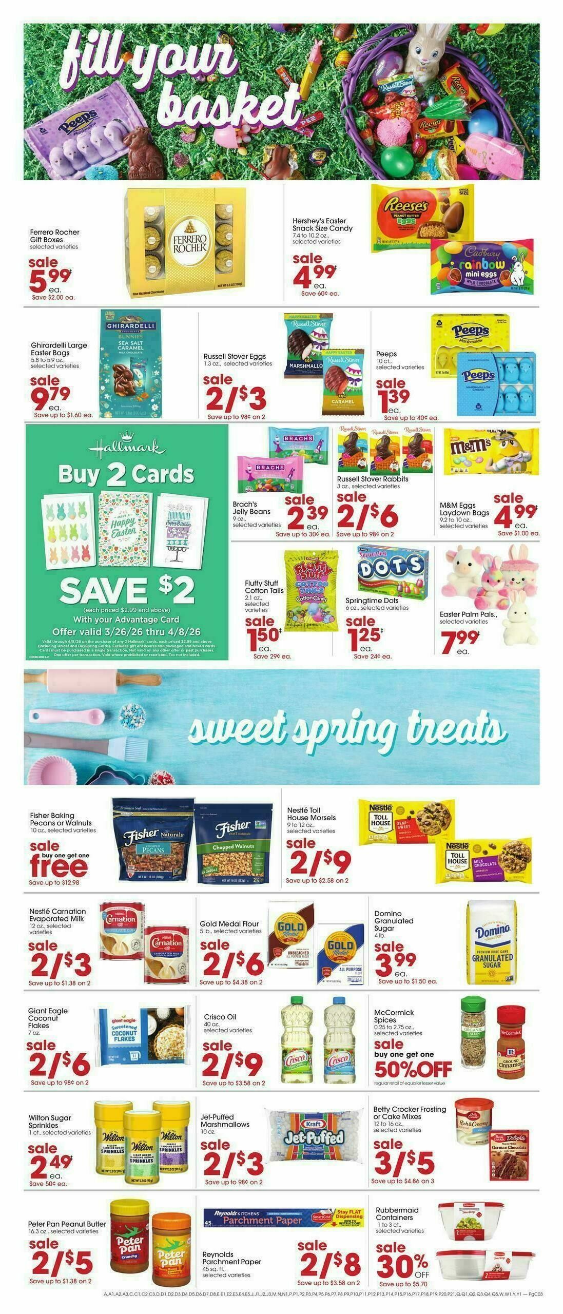 Giant Eagle Weekly Ad from March 26