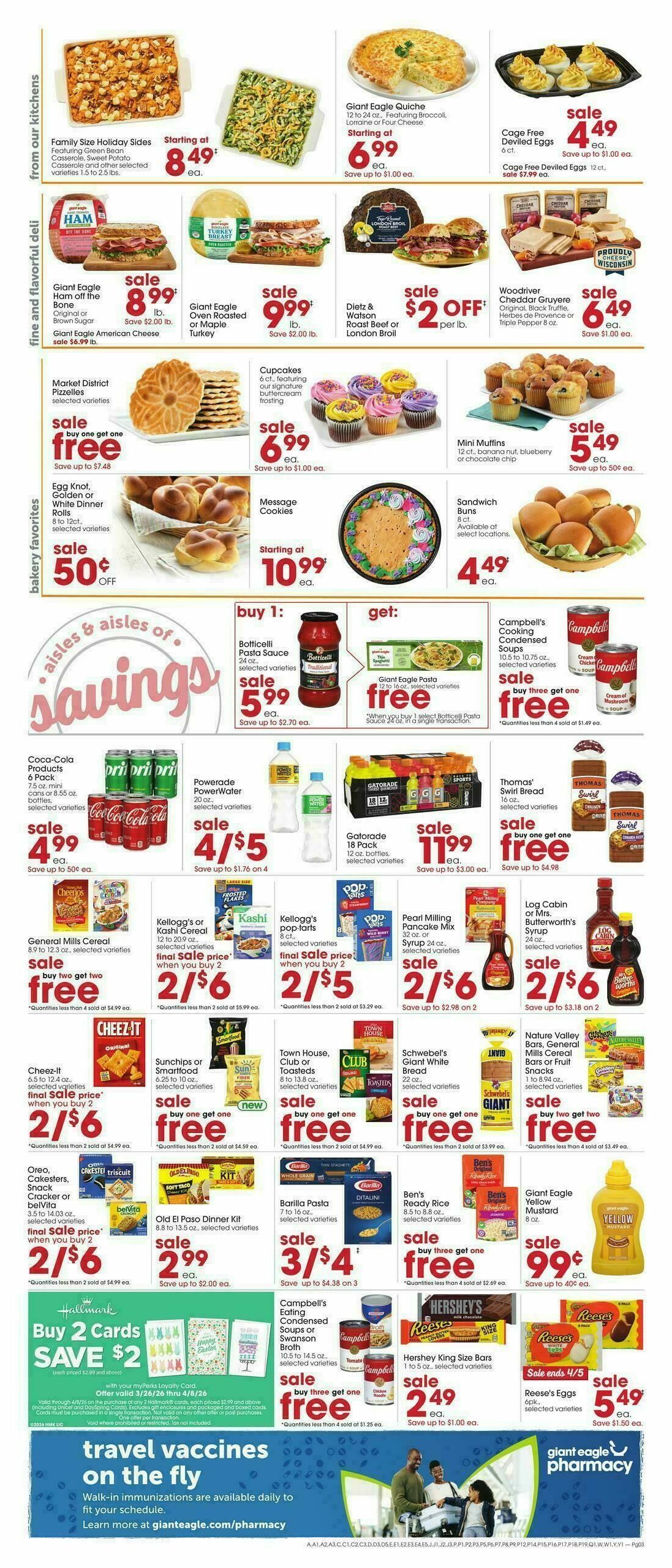 Giant Eagle Weekly Ad from April 2