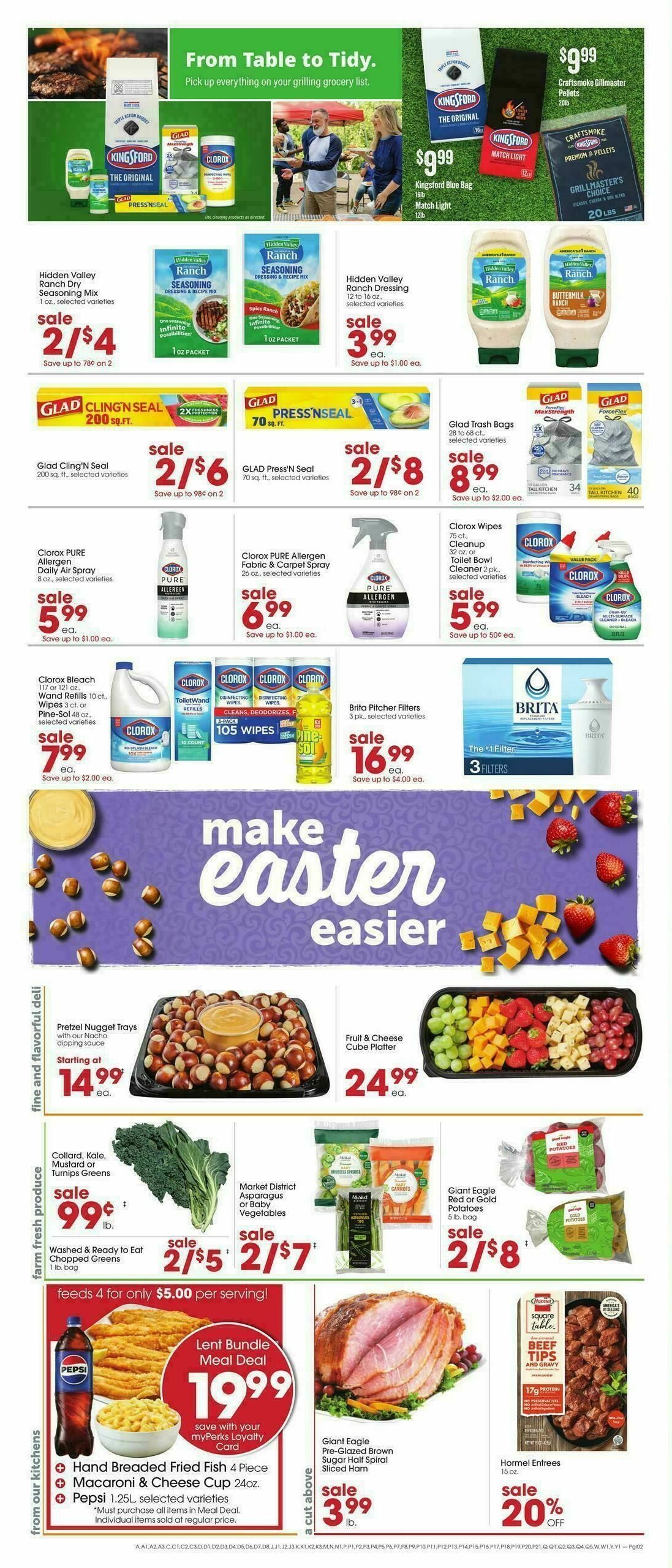 Giant Eagle Weekly Ad from April 2