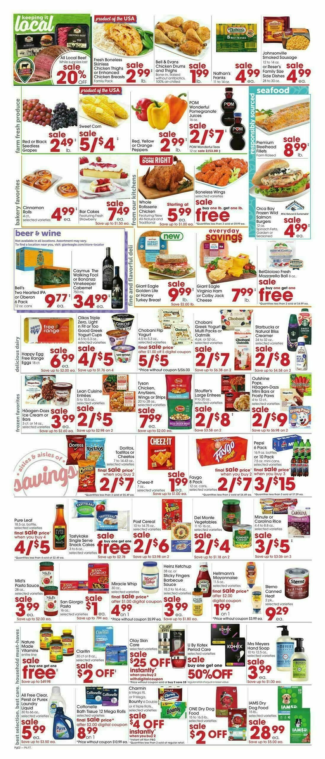 Giant Eagle Weekly Ad from April 16