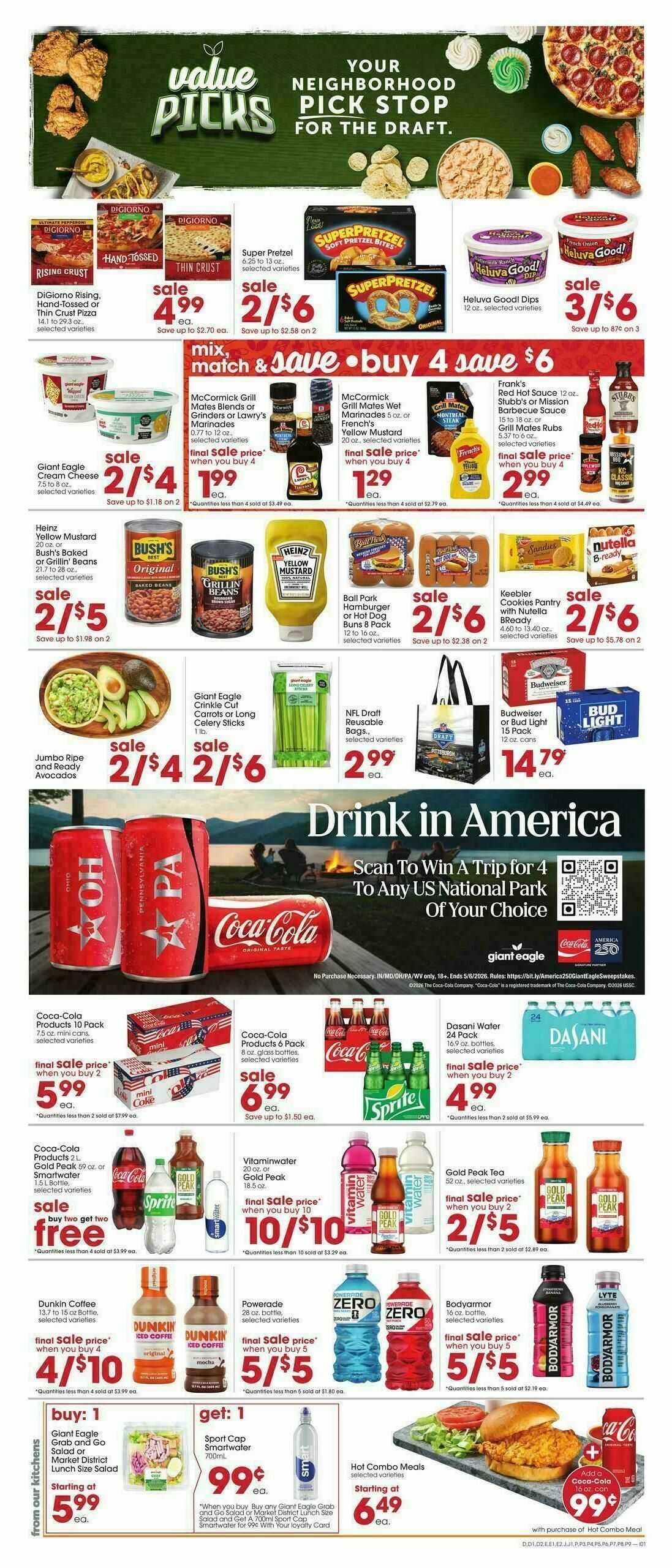 Giant Eagle Weekly Ad from April 16