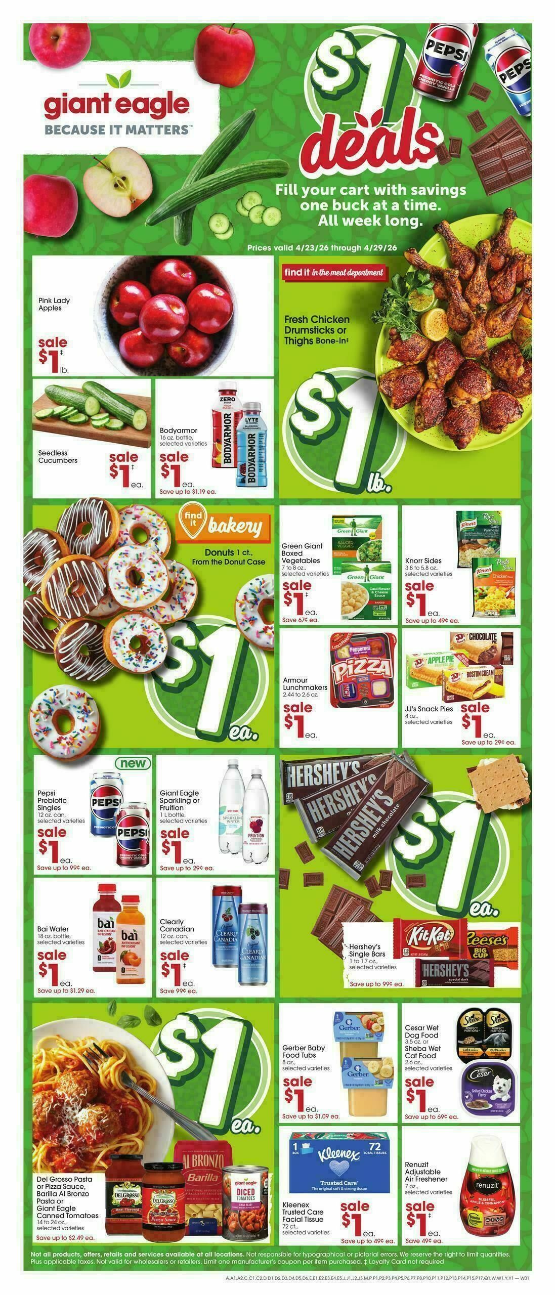 Giant Eagle Weekly Ad from April 23