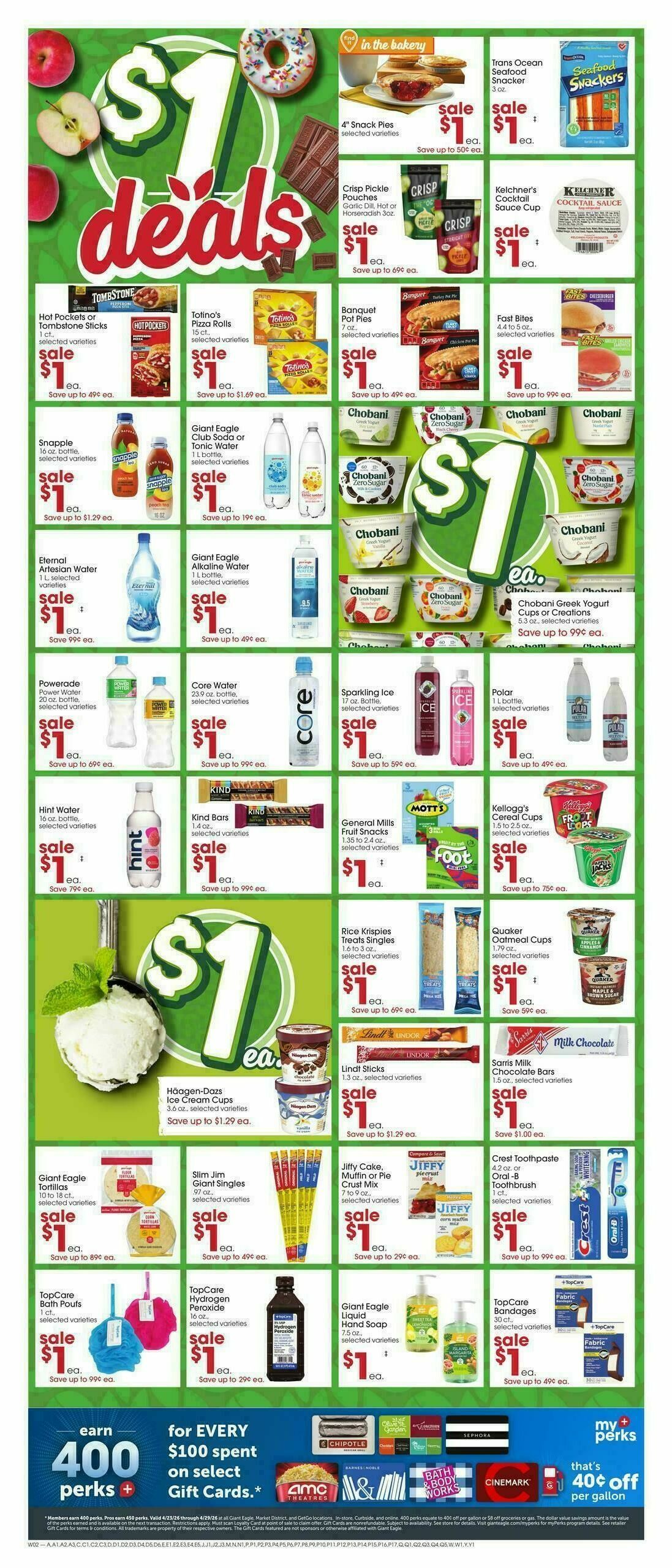 Giant Eagle Weekly Ad from April 23