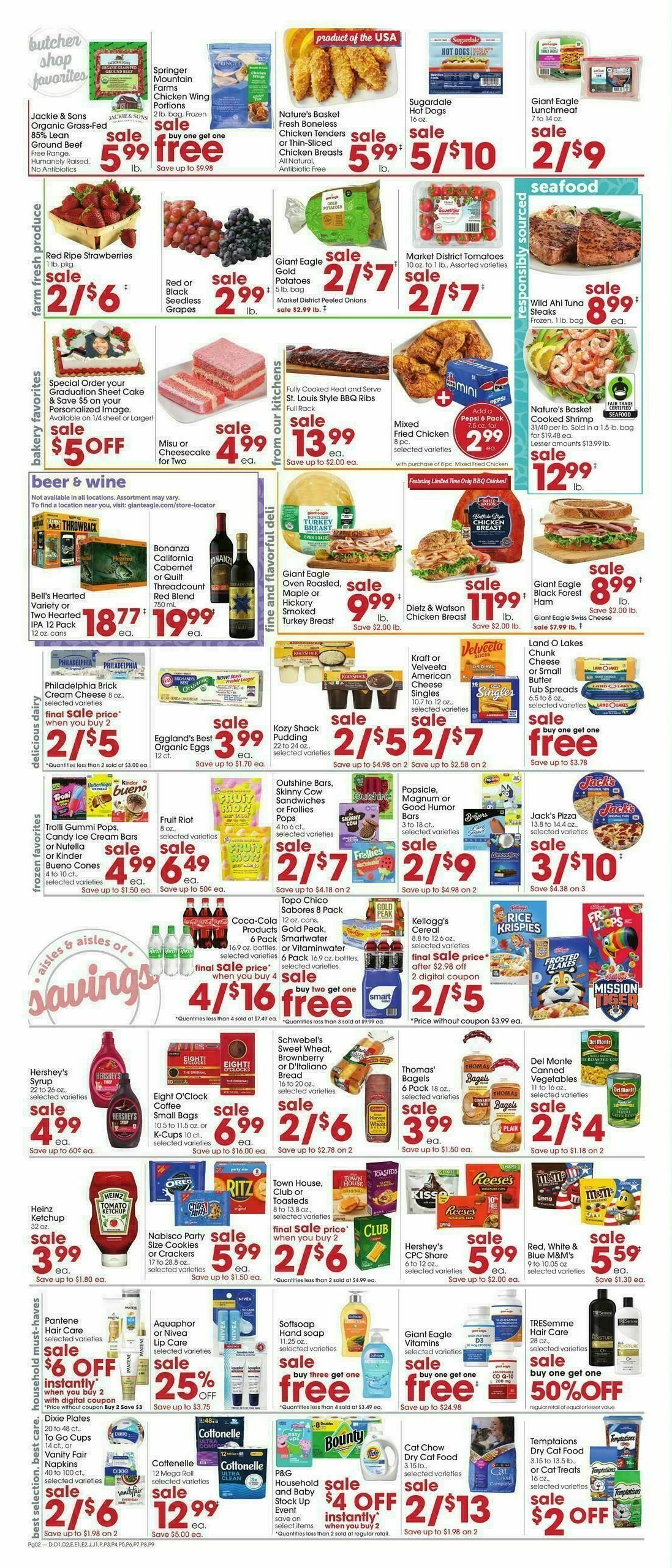 Giant Eagle Weekly Ad from April 23