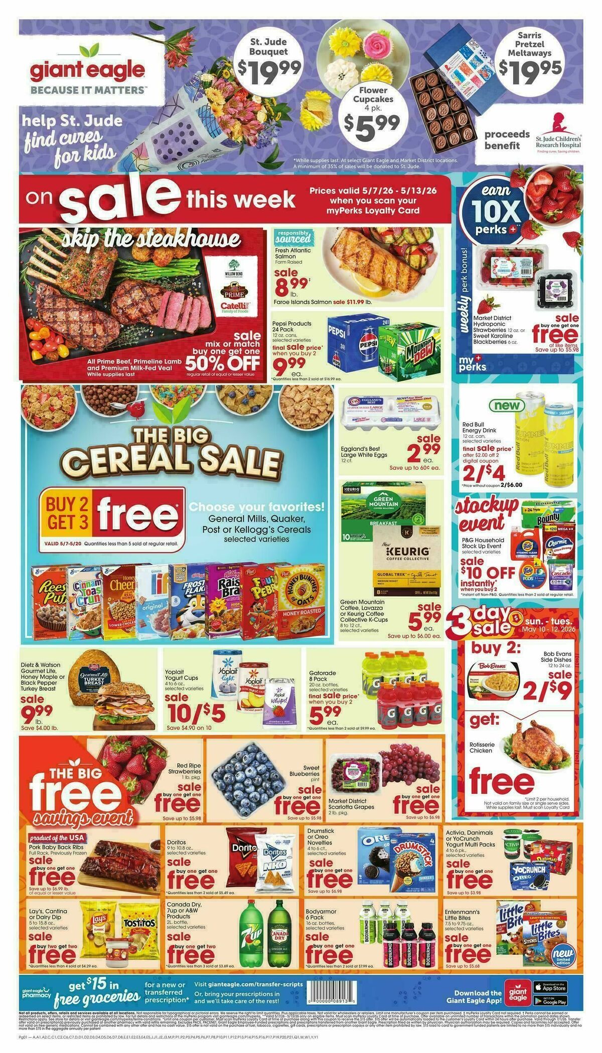 Giant Eagle Weekly Ad from May 7