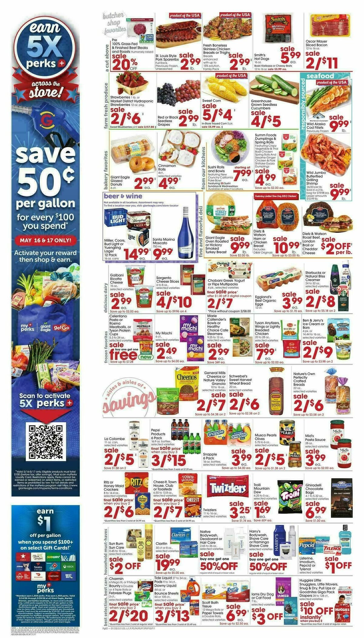 Giant Eagle Weekly Ad from May 14