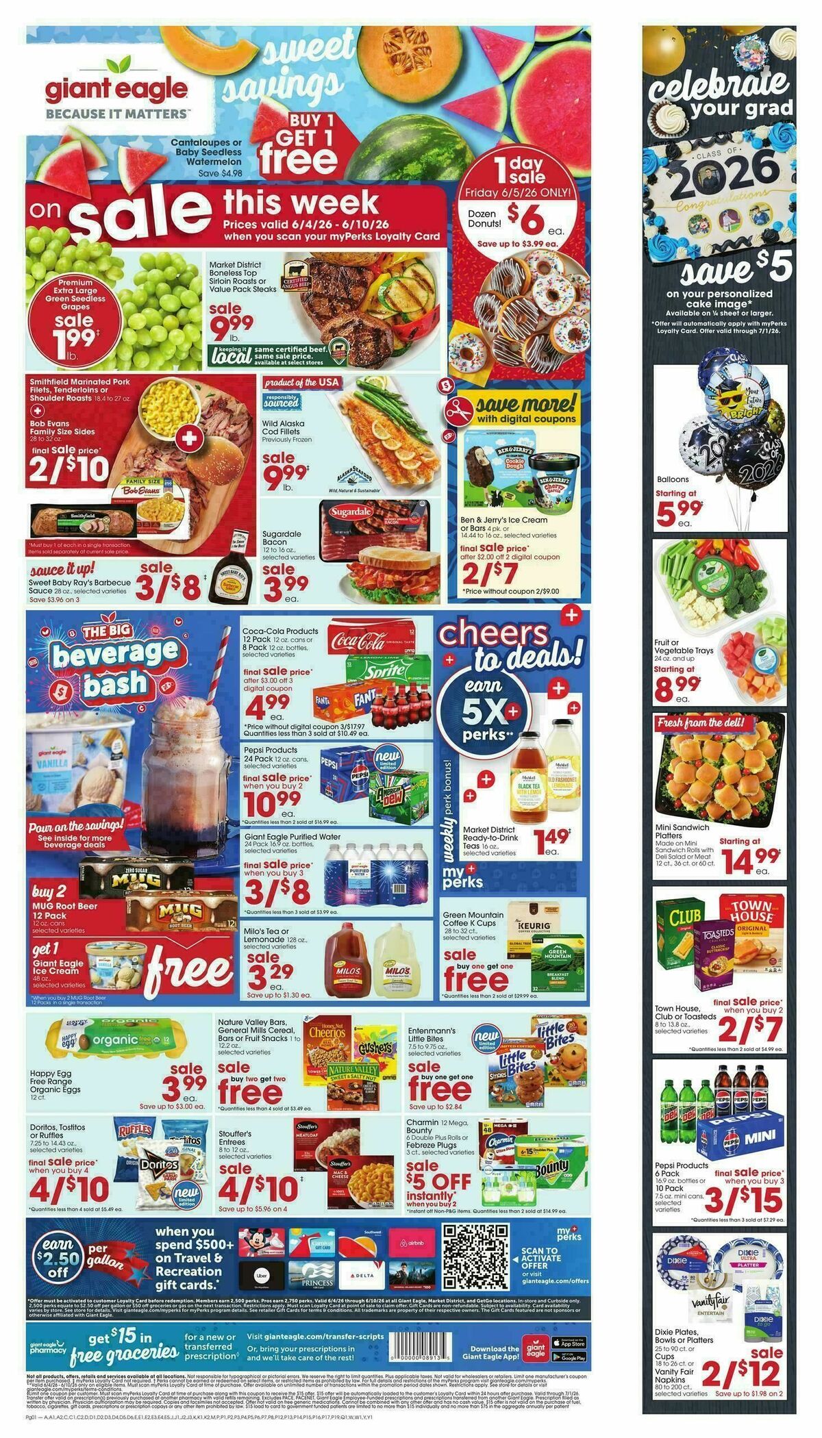 Giant Eagle Weekly Ad from June 4