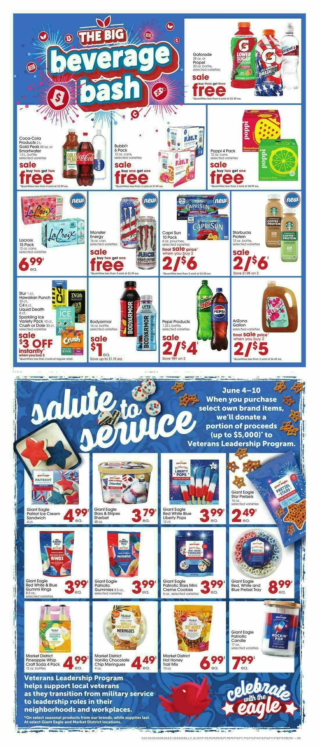 Giant Eagle Weekly Ad from June 4