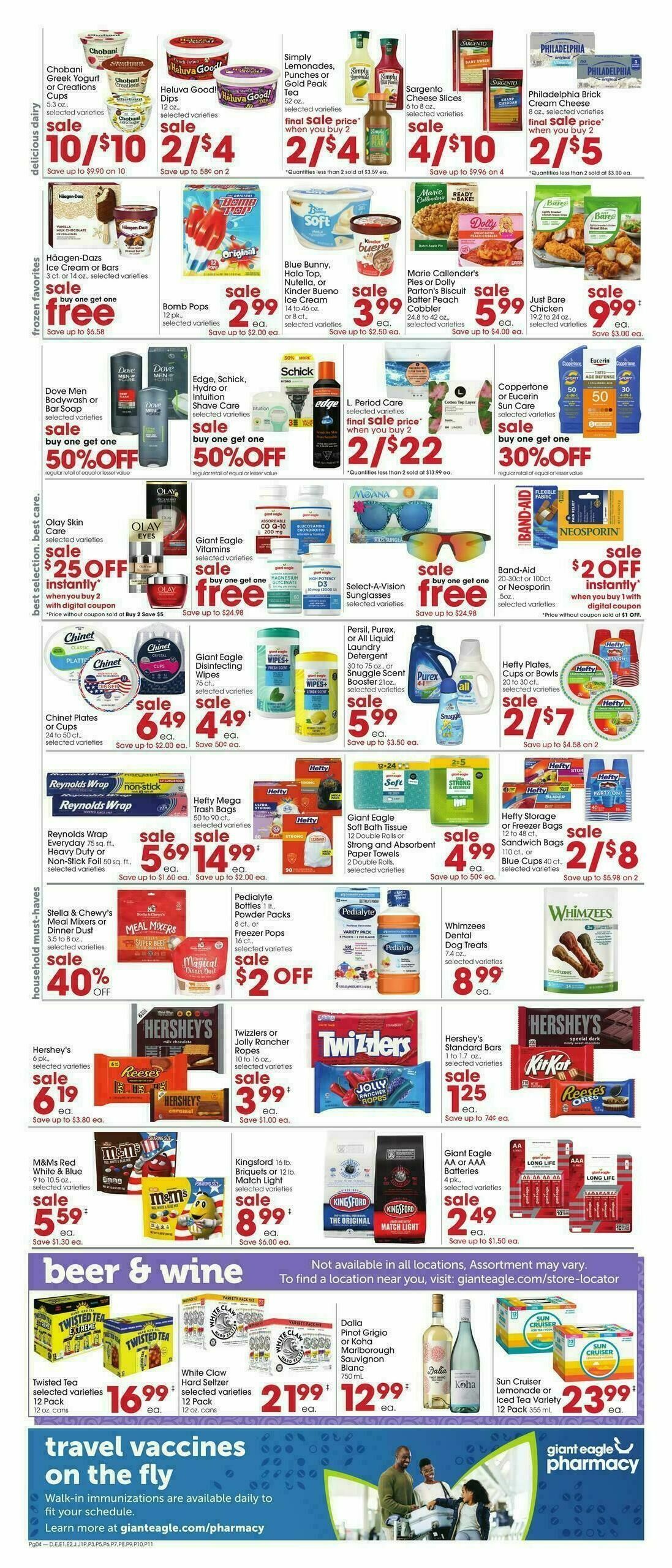 Giant Eagle Weekly Ad from June 25