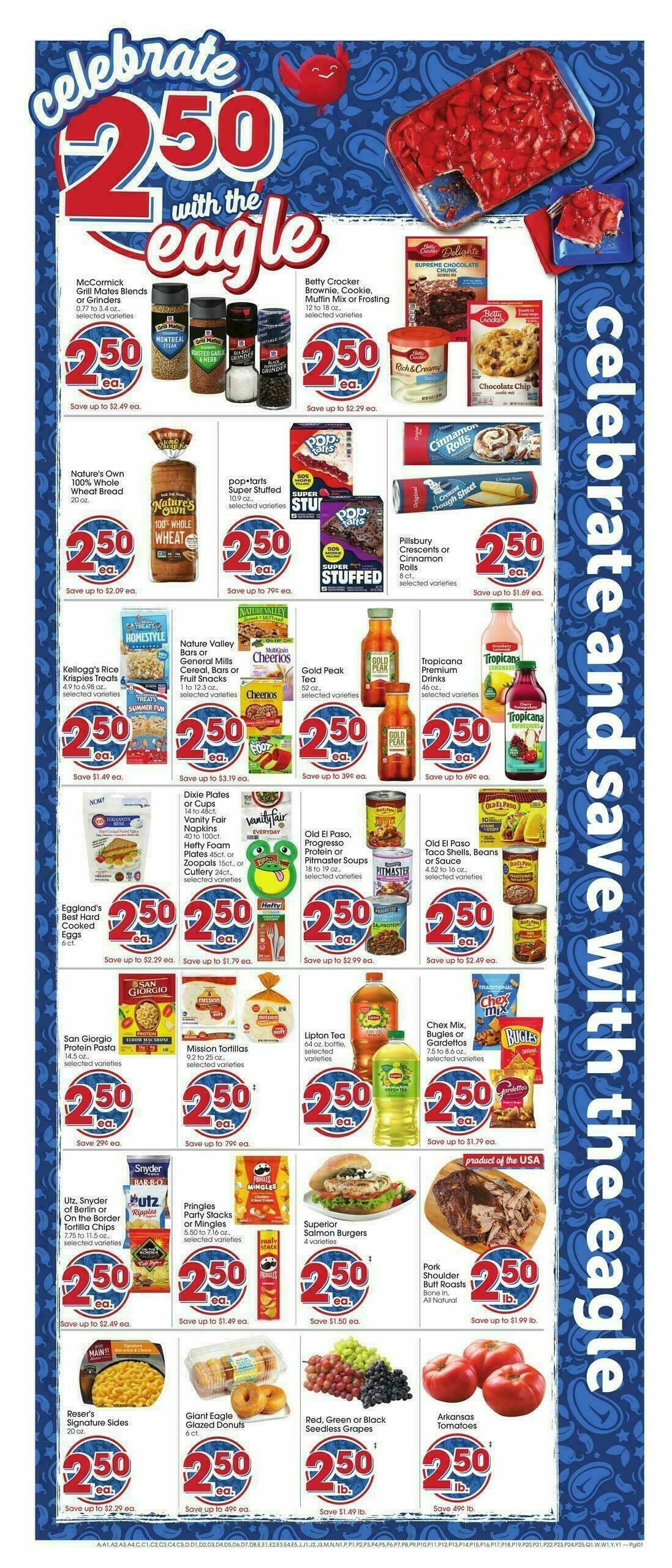 Giant Eagle Weekly Ad from June 25