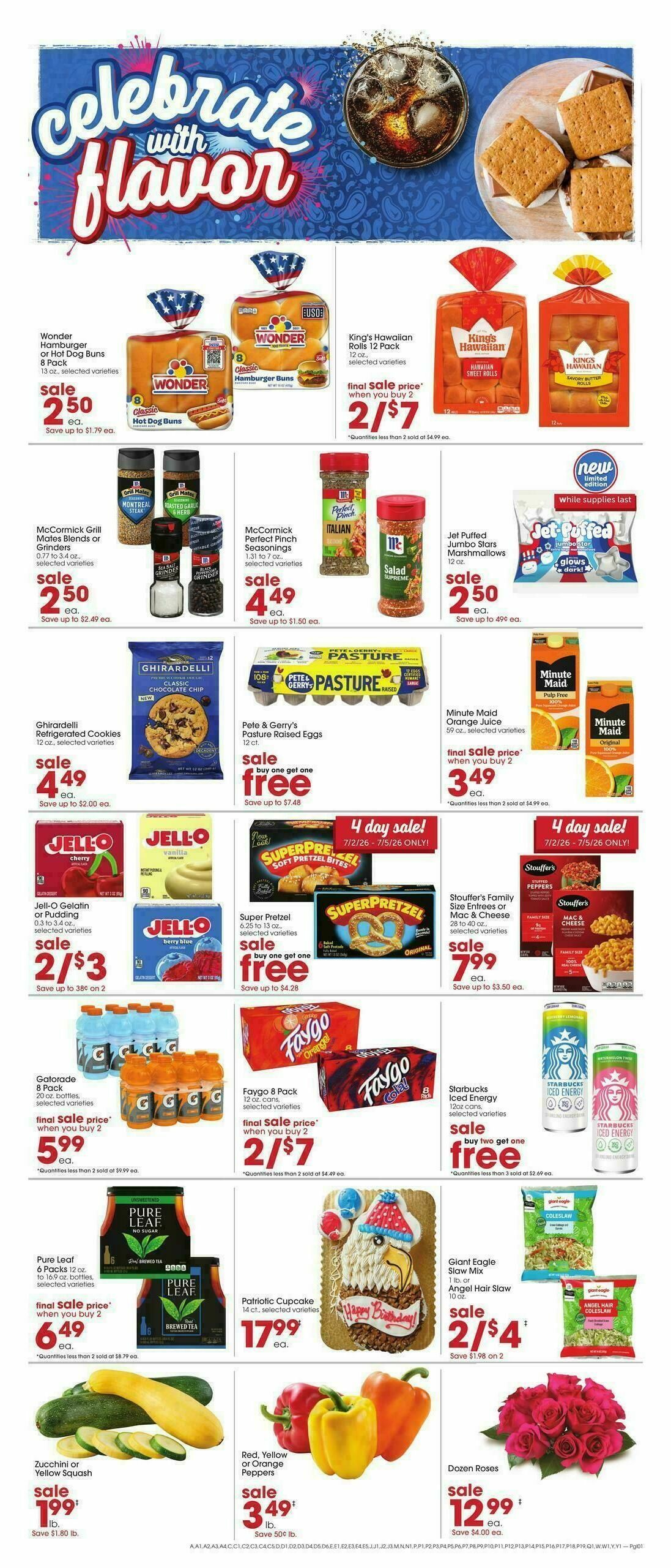 Giant Eagle Weekly Ad from July 2