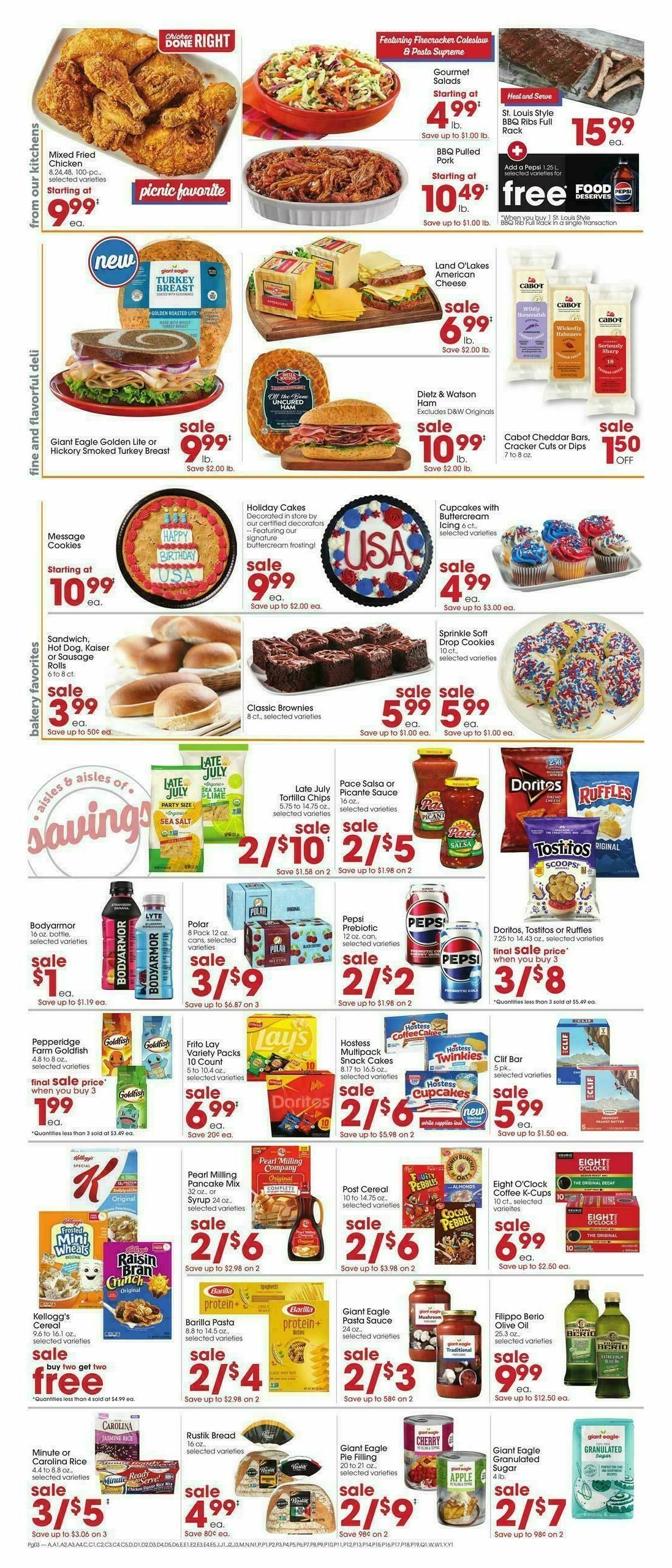 Giant Eagle Weekly Ad from July 2