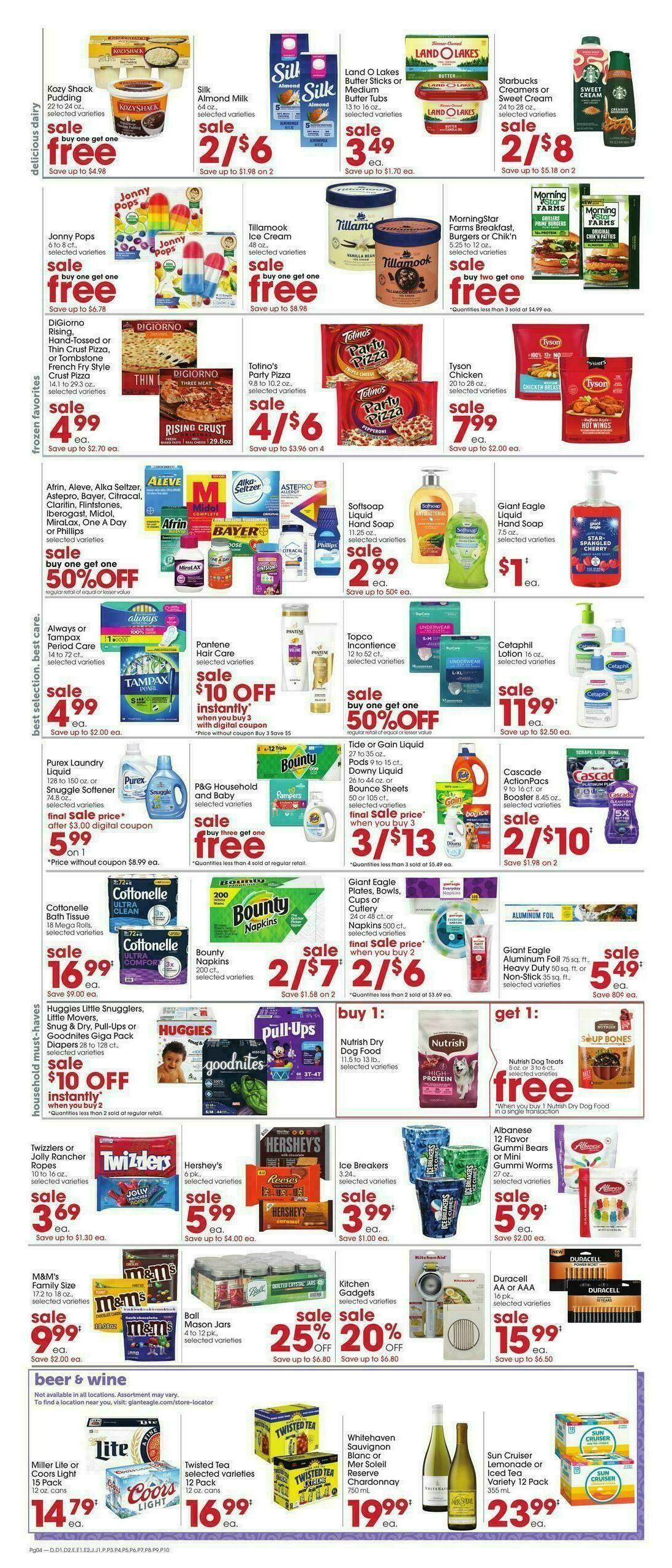 Giant Eagle Weekly Ad from July 2