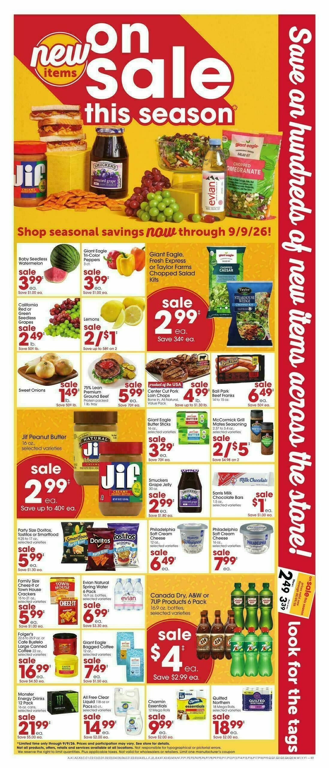Giant Eagle Weekly Ad from July 9