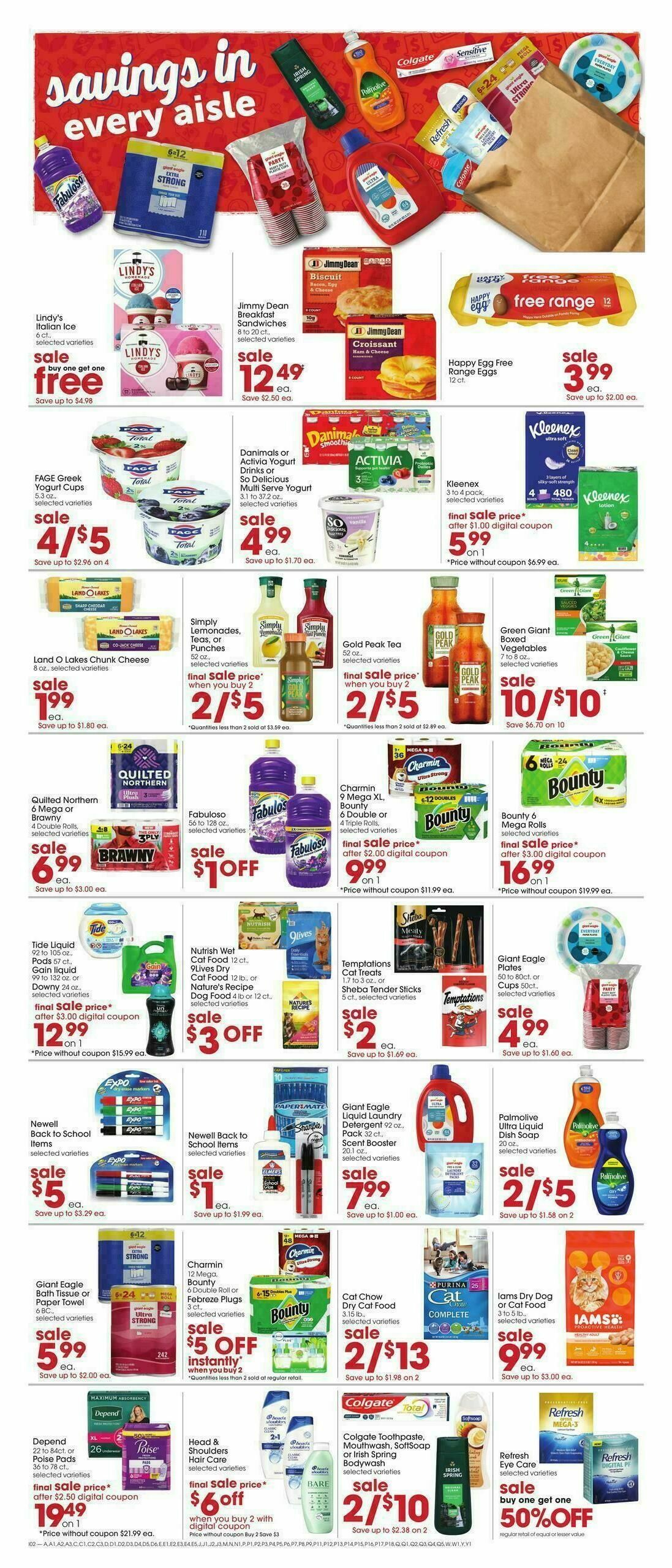 Giant Eagle Weekly Ad from July 9