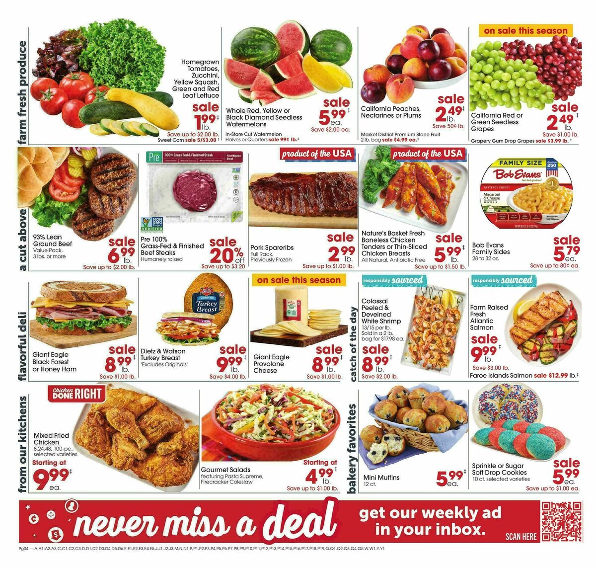 Giant Eagle Weekly Ad from July 16