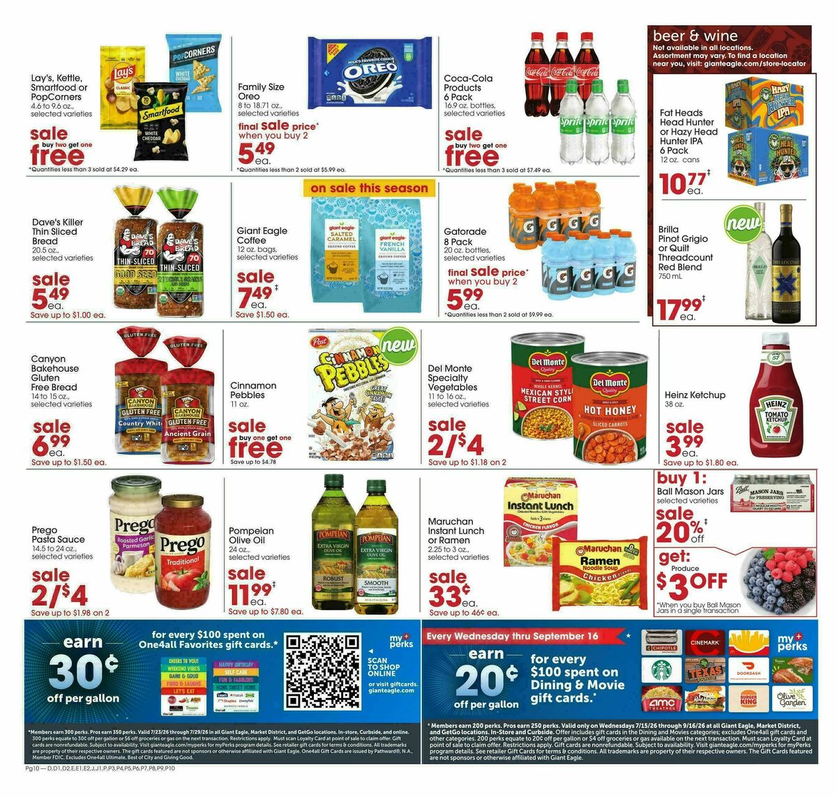 Giant Eagle Weekly Ad from July 23