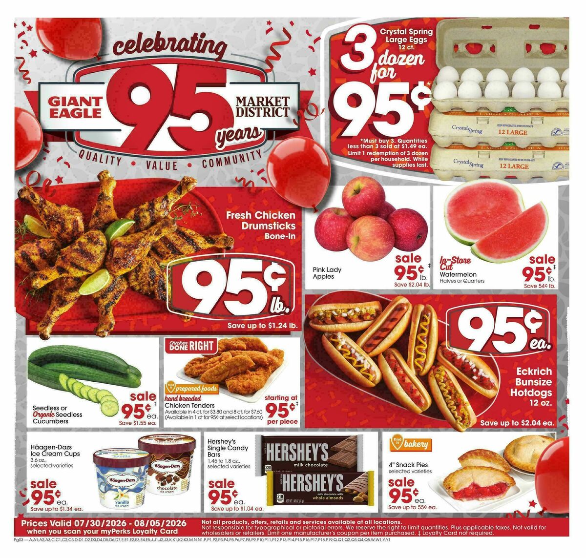 Giant Eagle Weekly Ad from July 30