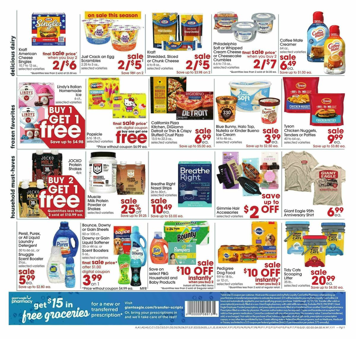 Giant Eagle Weekly Ad from July 30